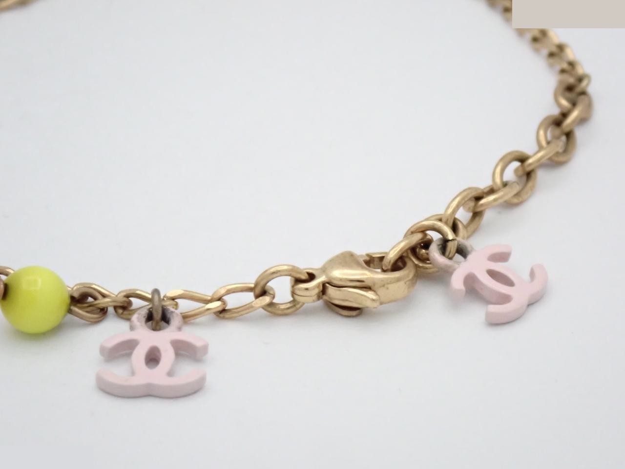 Pastel Coco Mark Charm Bracelet, Total Length: Approx. 24cm — view 3