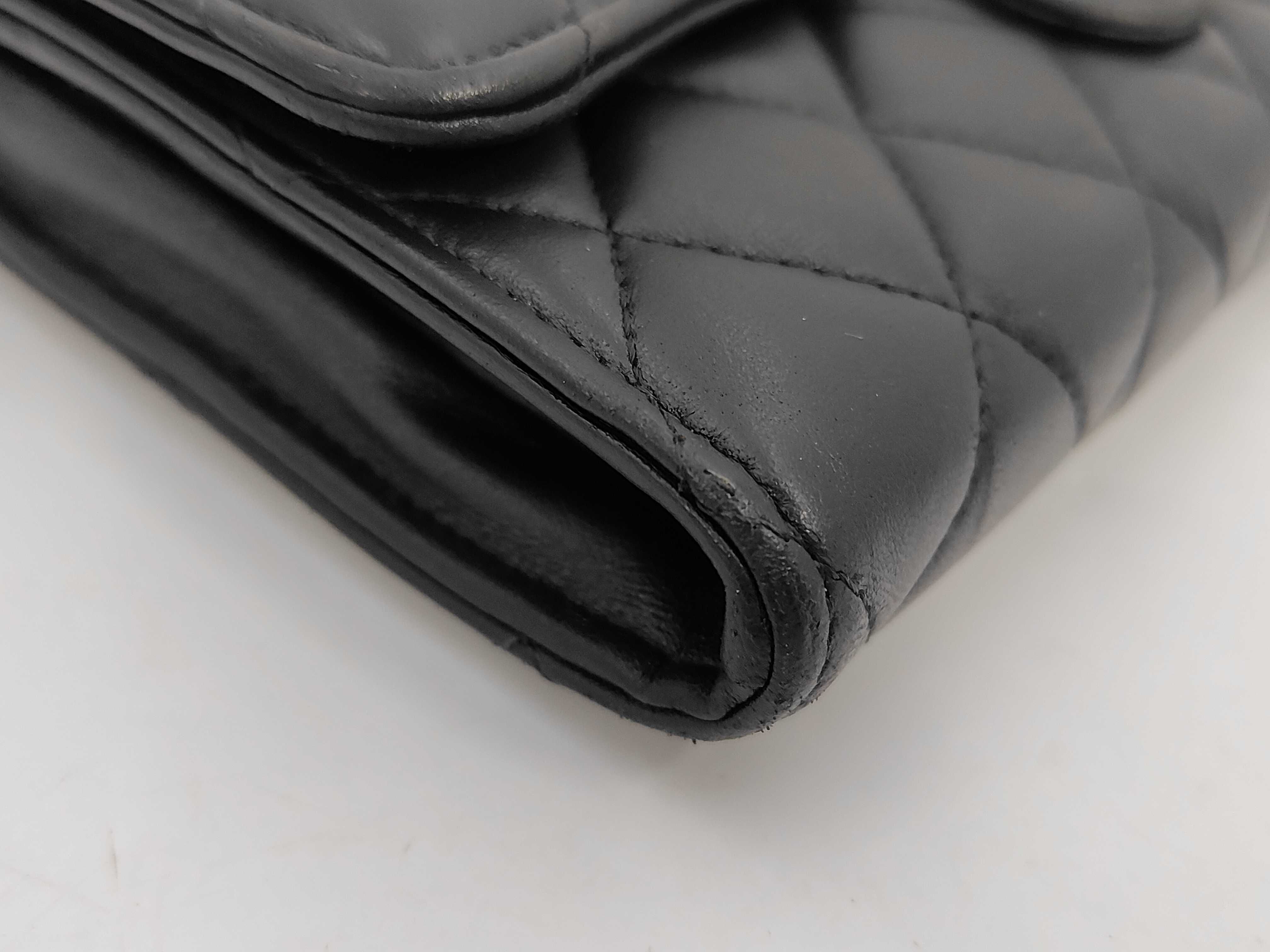 Matelassé Lambskin Long Wallet — view 3