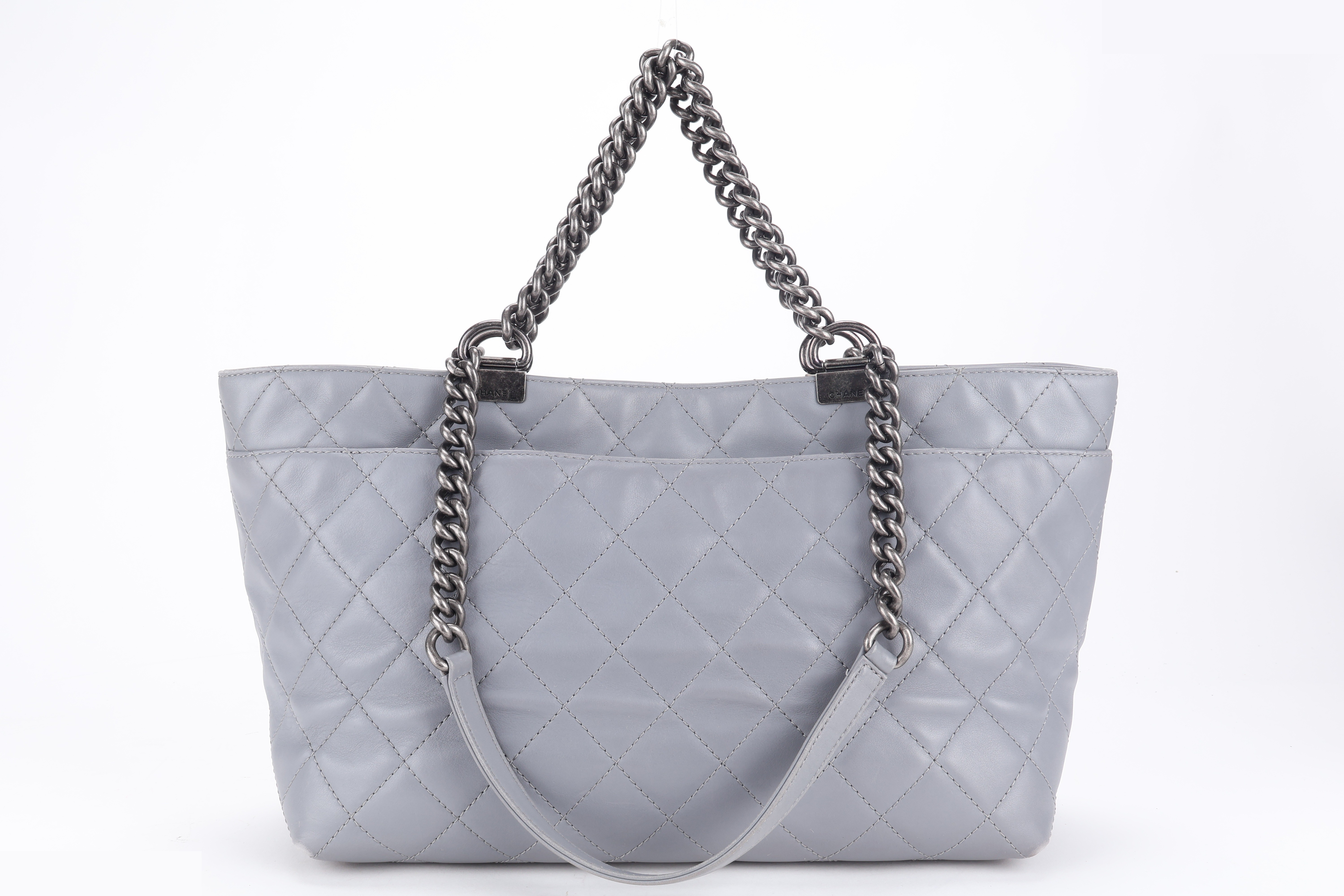 TIMELESS CLASSIC TOTE GREY CALFSKIN RHW — view 2