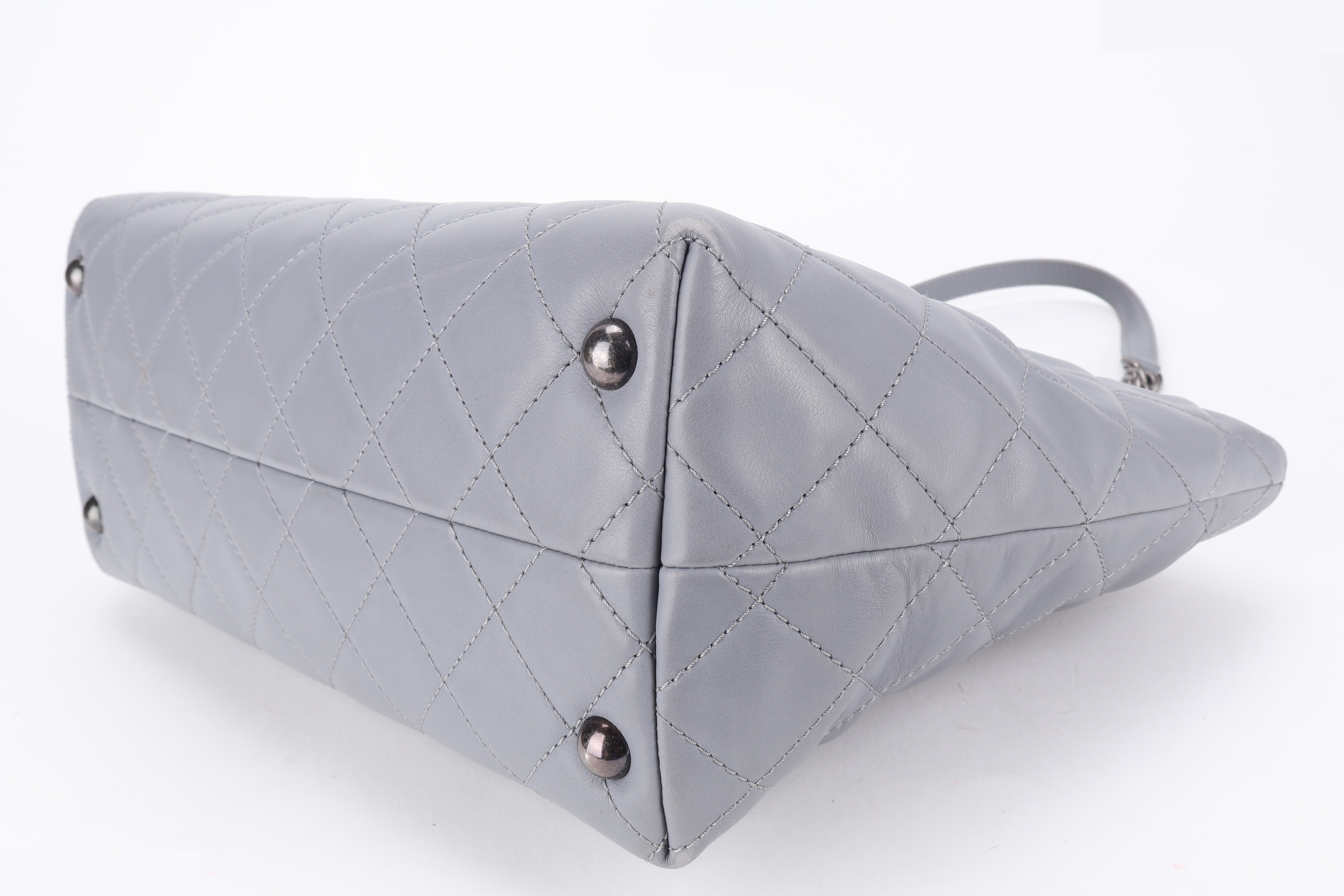 TIMELESS CLASSIC TOTE GREY CALFSKIN RHW — view 3