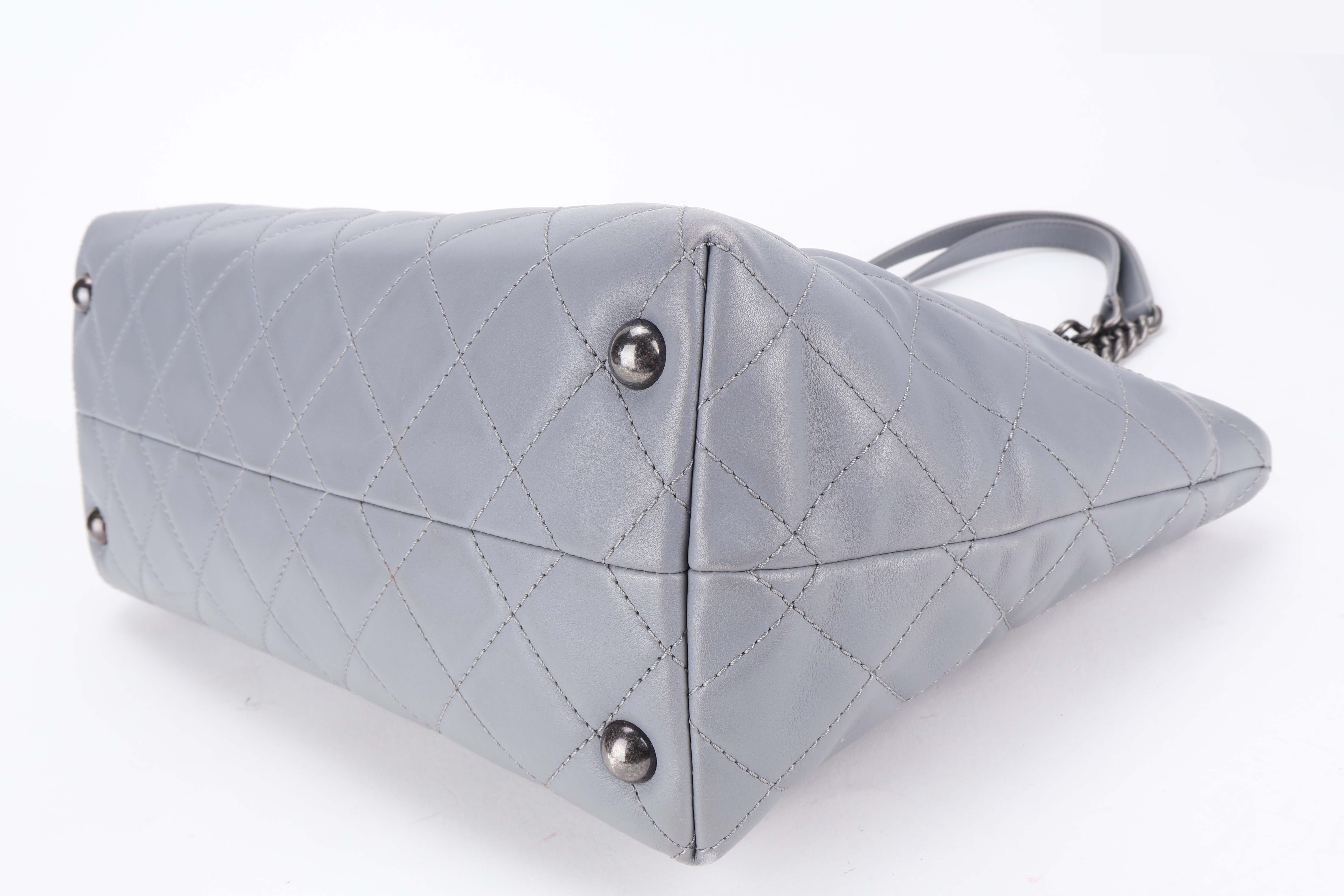 TIMELESS CLASSIC TOTE GREY CALFSKIN RHW — view 4