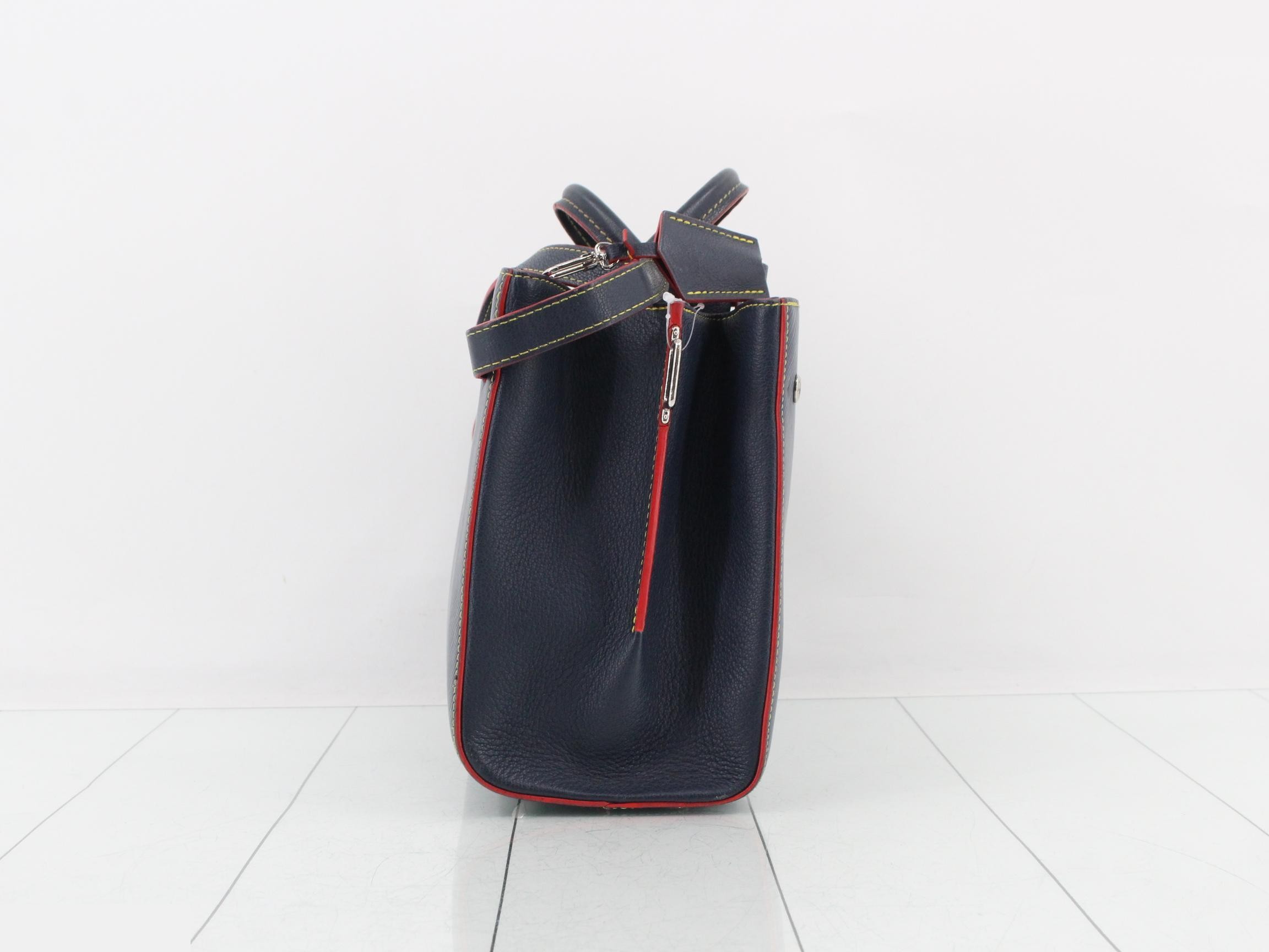 Epi Twist Tote, Indigo Blue, 2-Way Shoulder — view 4