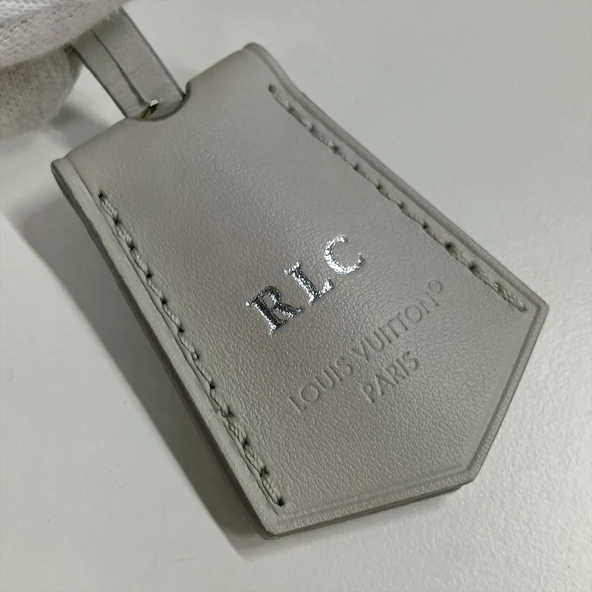 Monogram Calf Leather Speedy Soft 30 M25670 Grey with initials, RFID responsive. — view 15