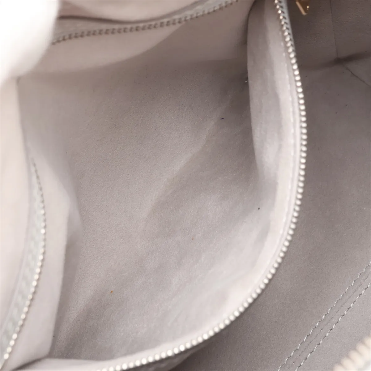 Monogram Calf Leather Speedy Soft 30 M25670 Grey with initials, RFID responsive. — view 9