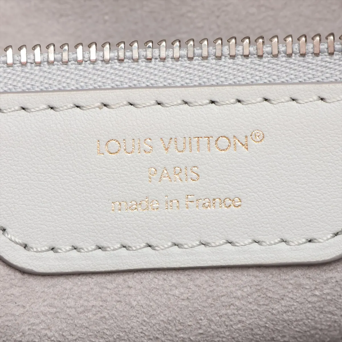 Monogram Calf Leather Speedy Soft 30 M25670 Grey with initials, RFID responsive. — view 10