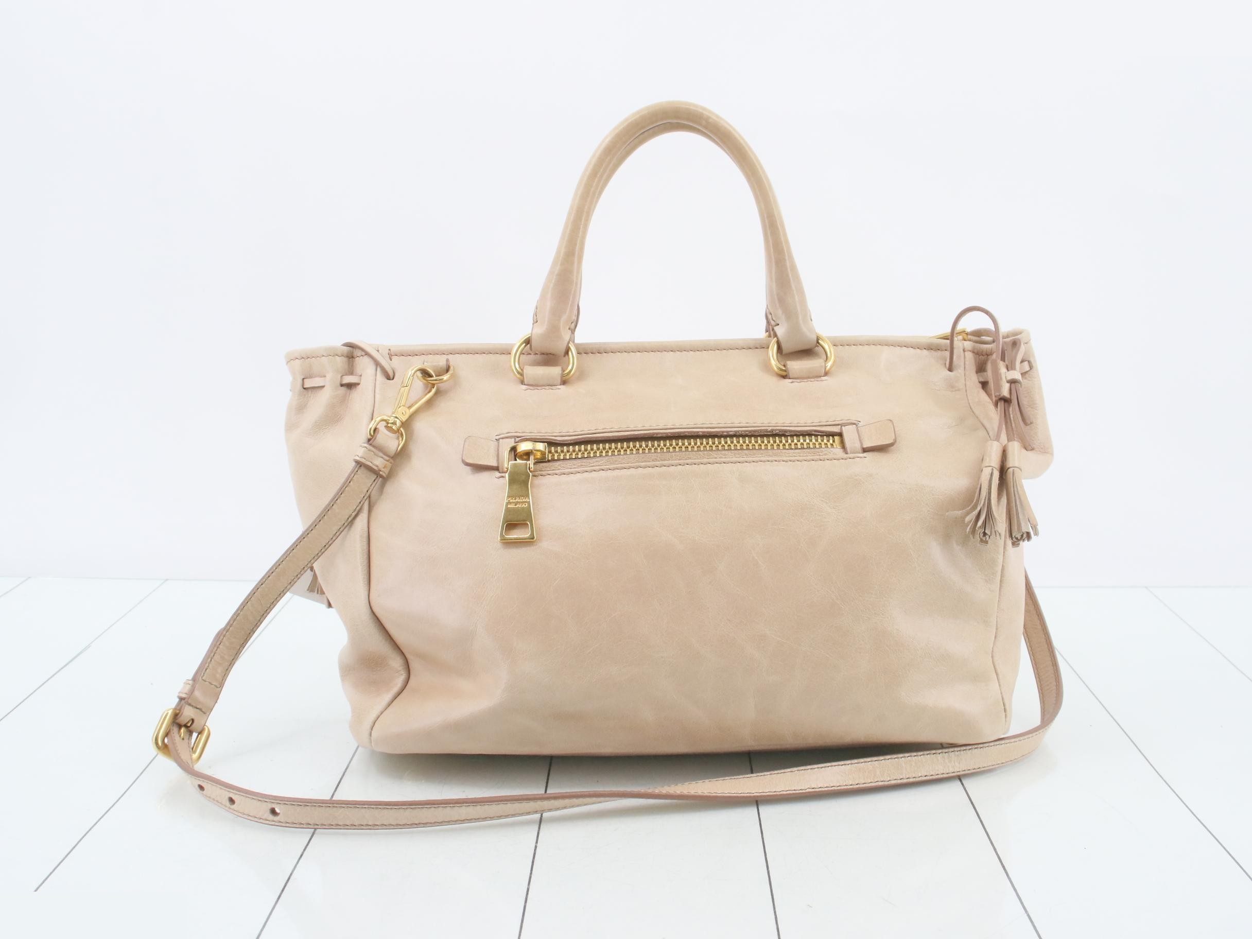 Shoulder bag, 2-way, pink beige — view 2