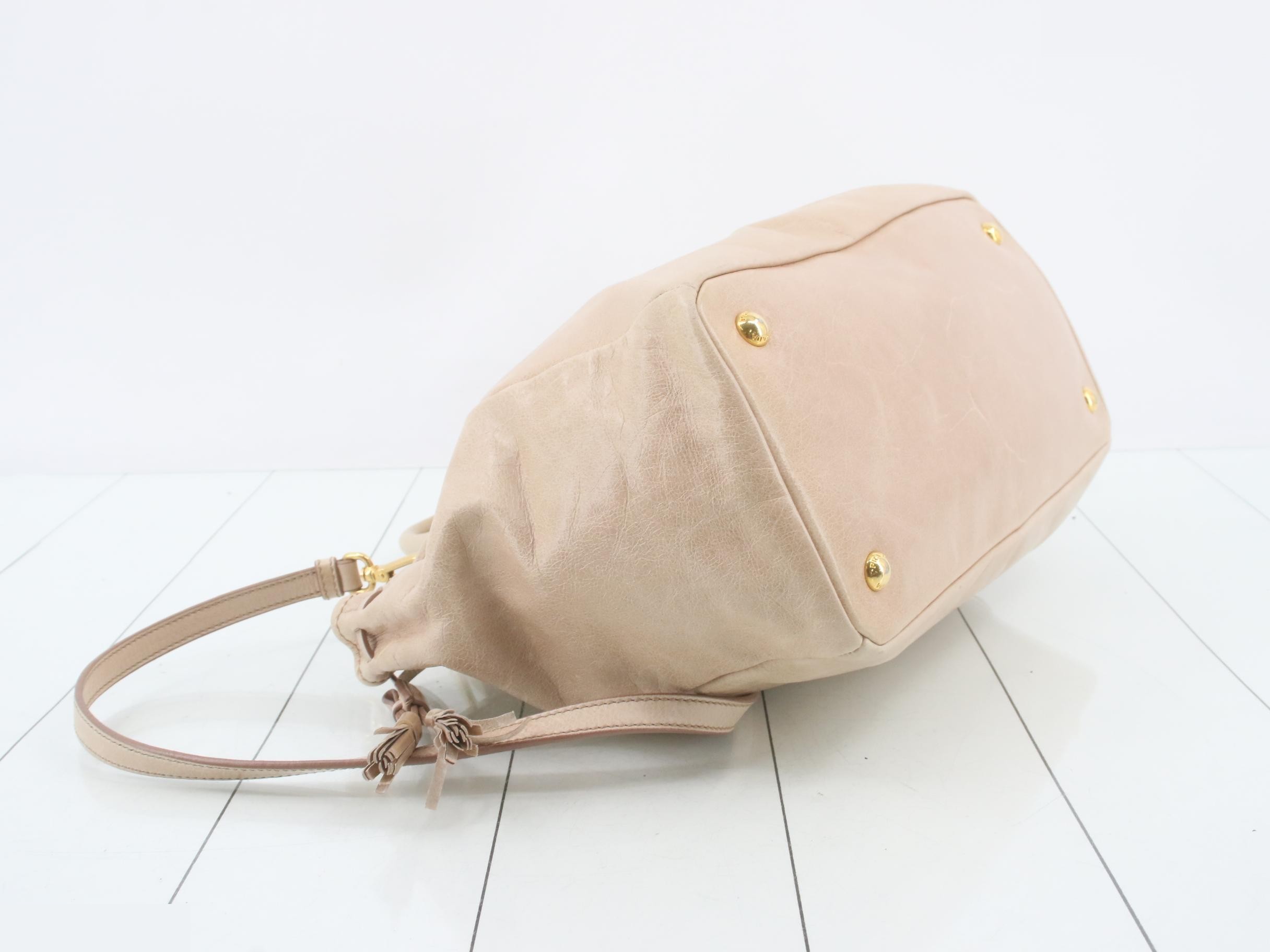 Shoulder bag, 2-way, pink beige — view 5