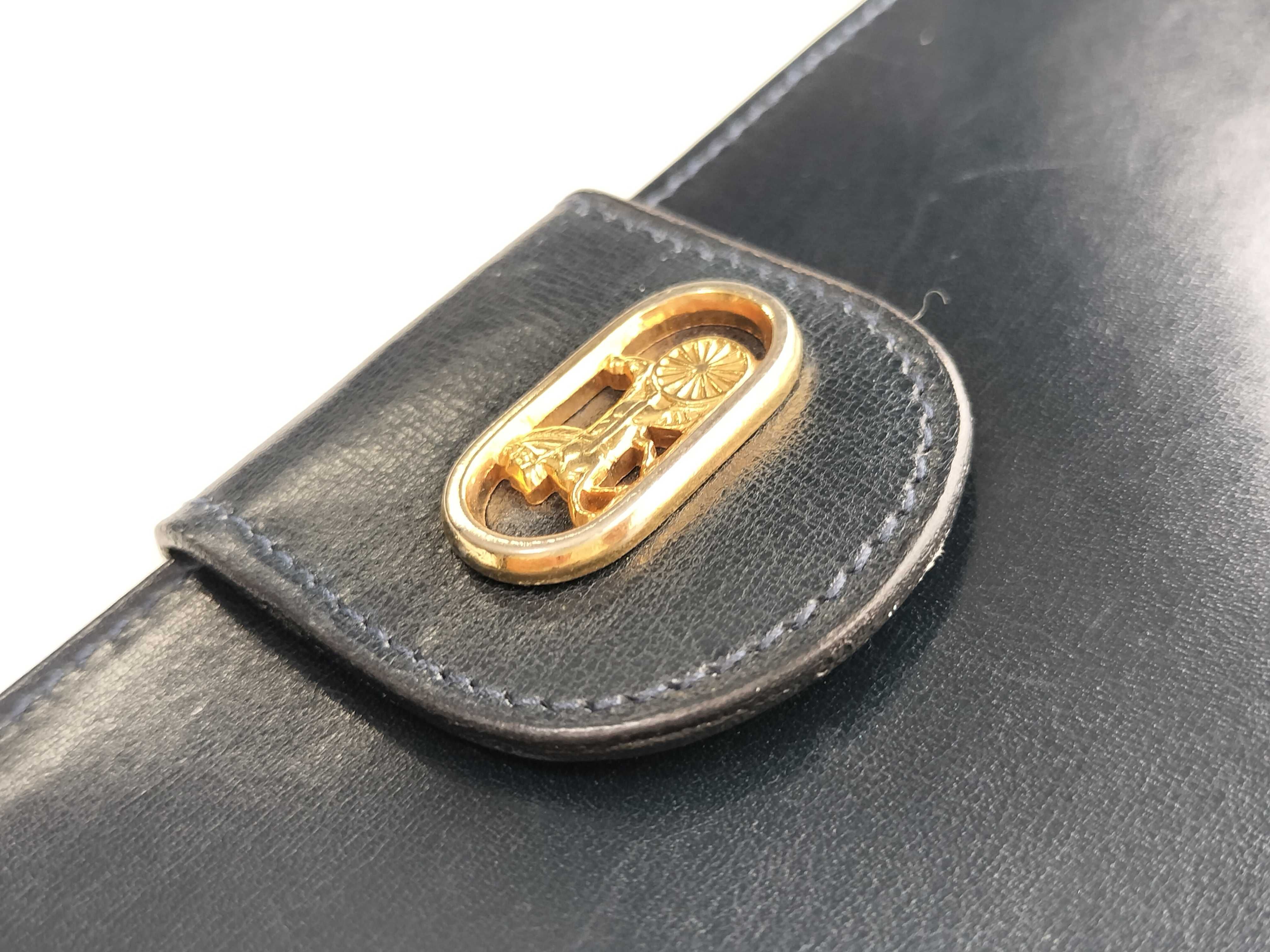 Long Wallet with Carriage Hardware — view 13