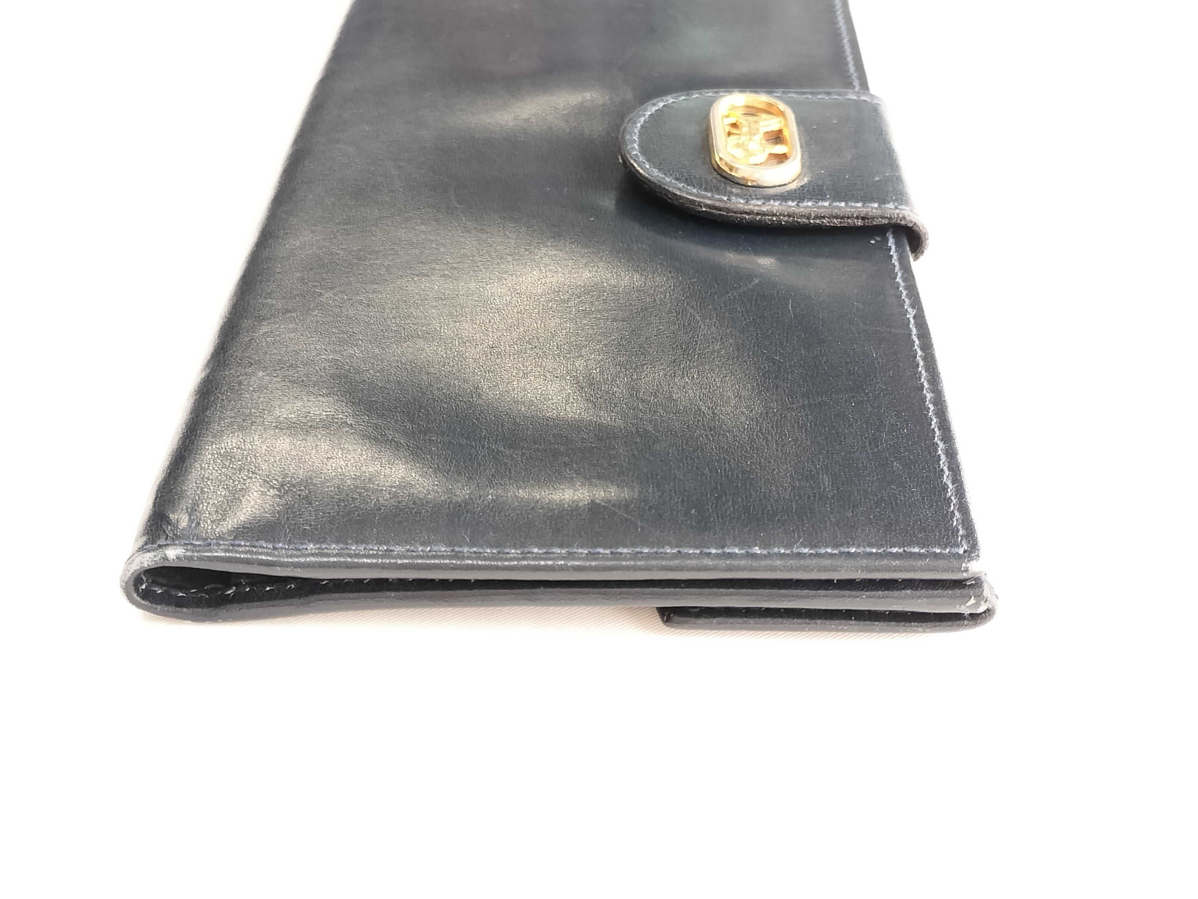 Long Wallet with Carriage Hardware — view 5