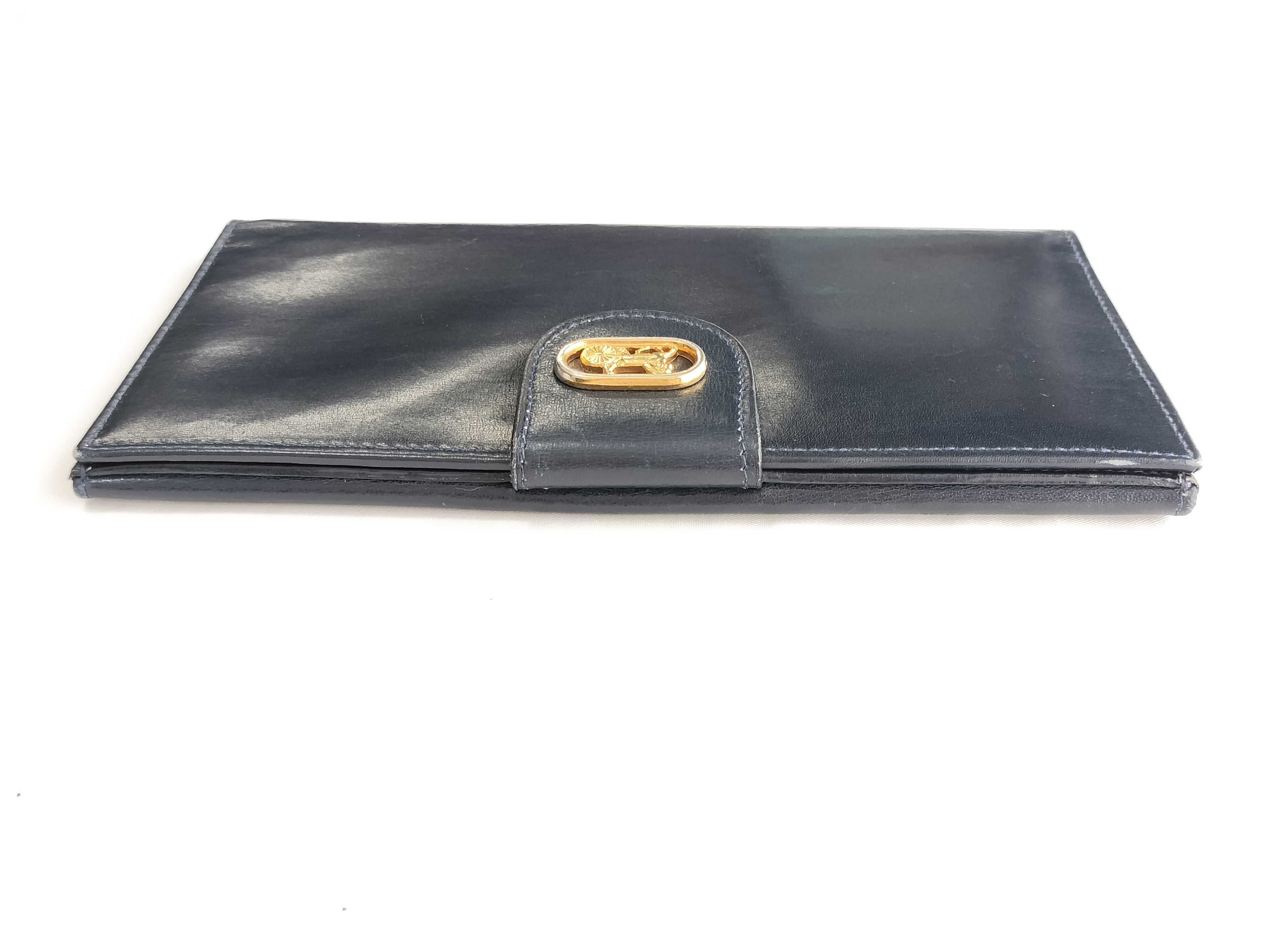 Long Wallet with Carriage Hardware — view 6