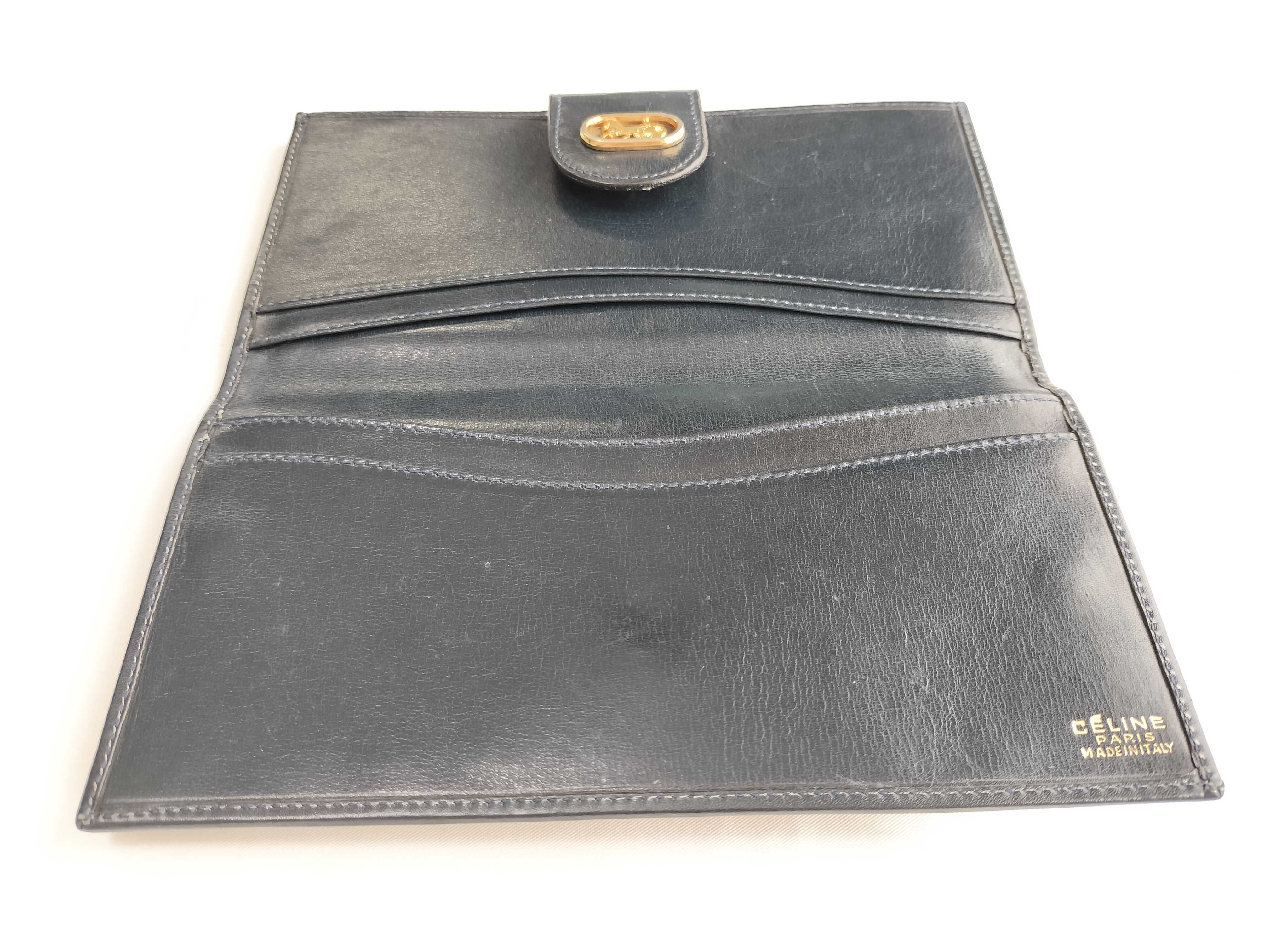 Long Wallet with Carriage Hardware — view 10