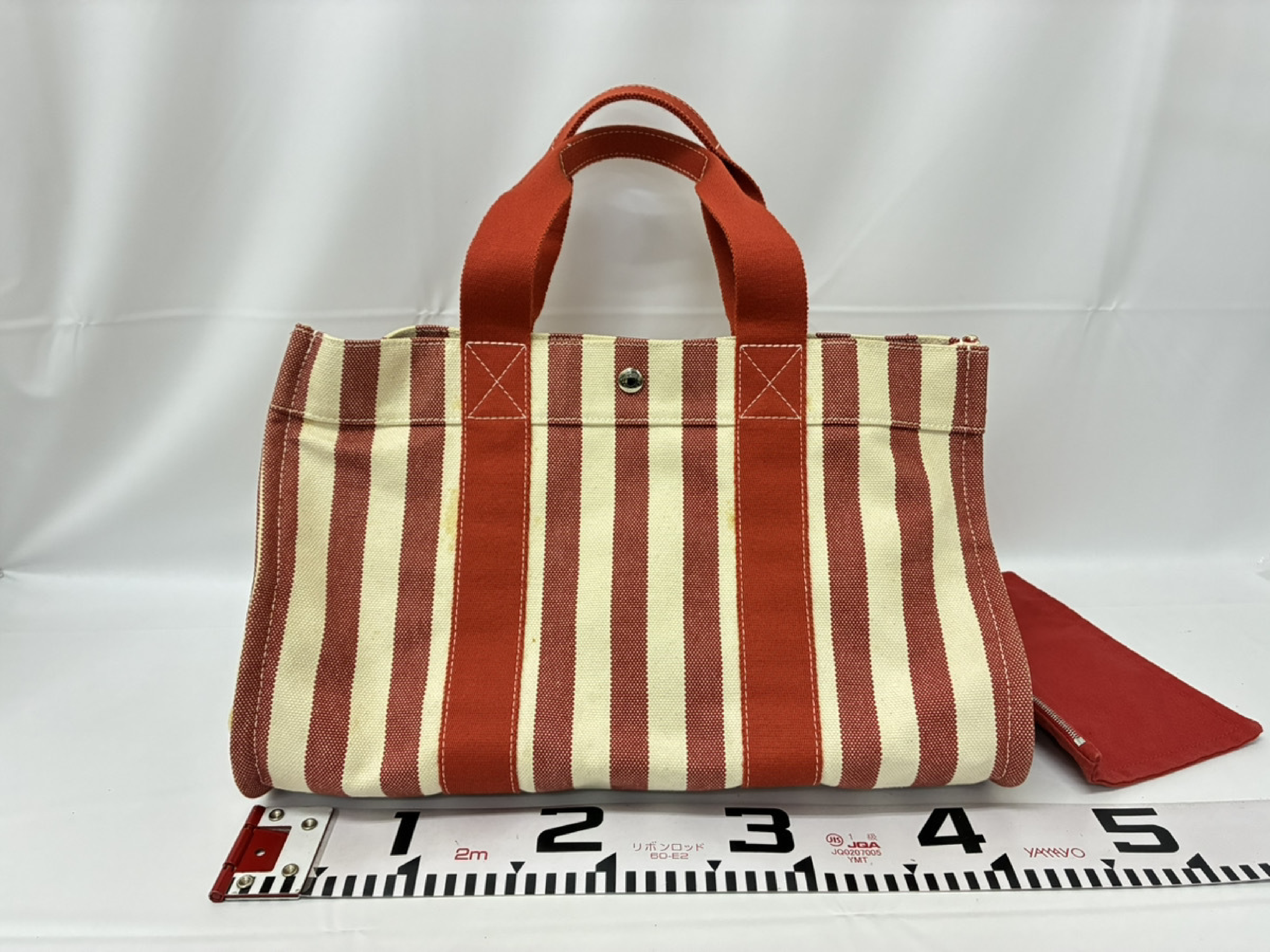 Cannes MM Canvas Stripe Handbag — view 2