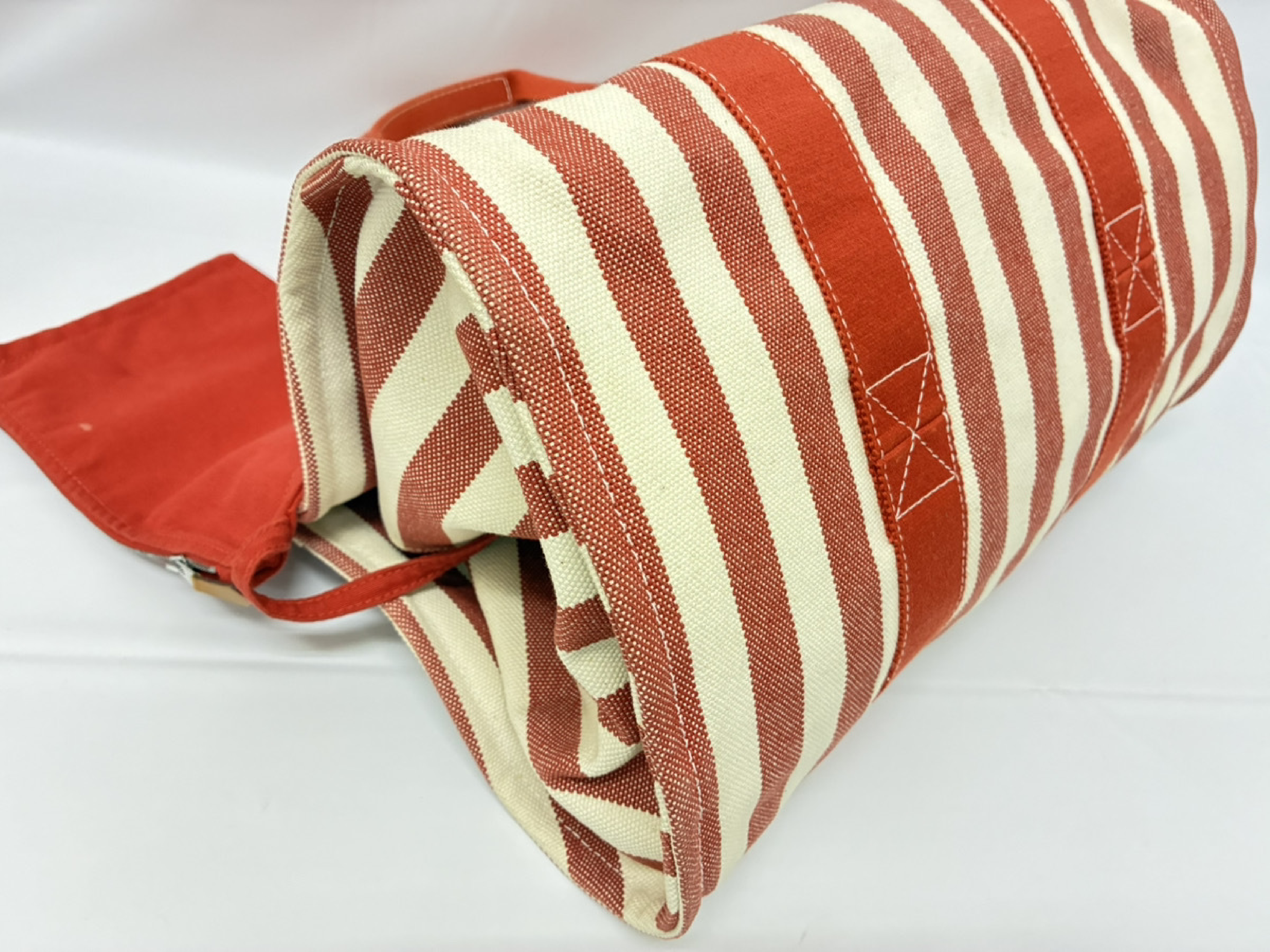 Cannes MM Canvas Stripe Handbag — view 3