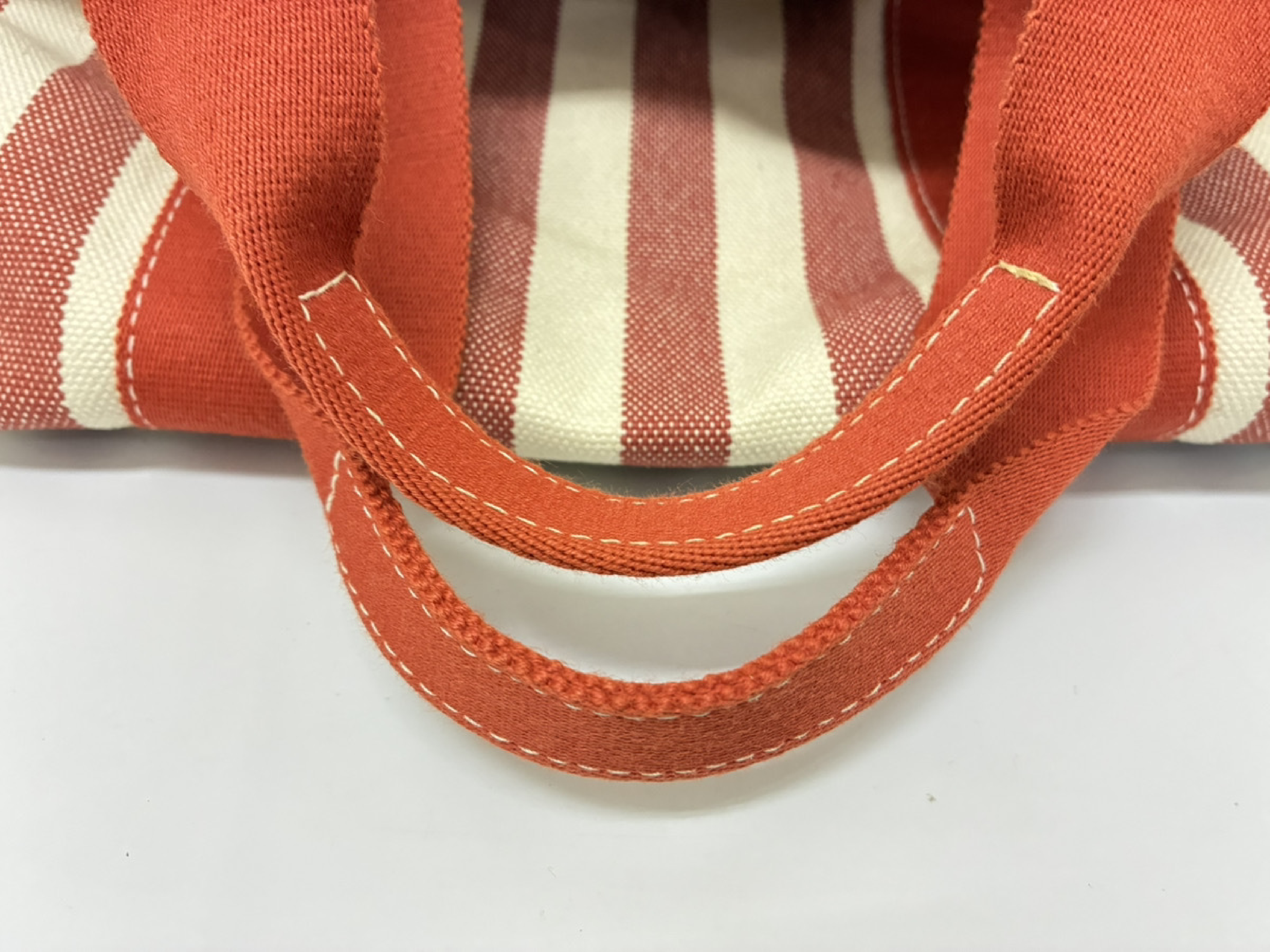 Cannes MM Canvas Stripe Handbag — view 8