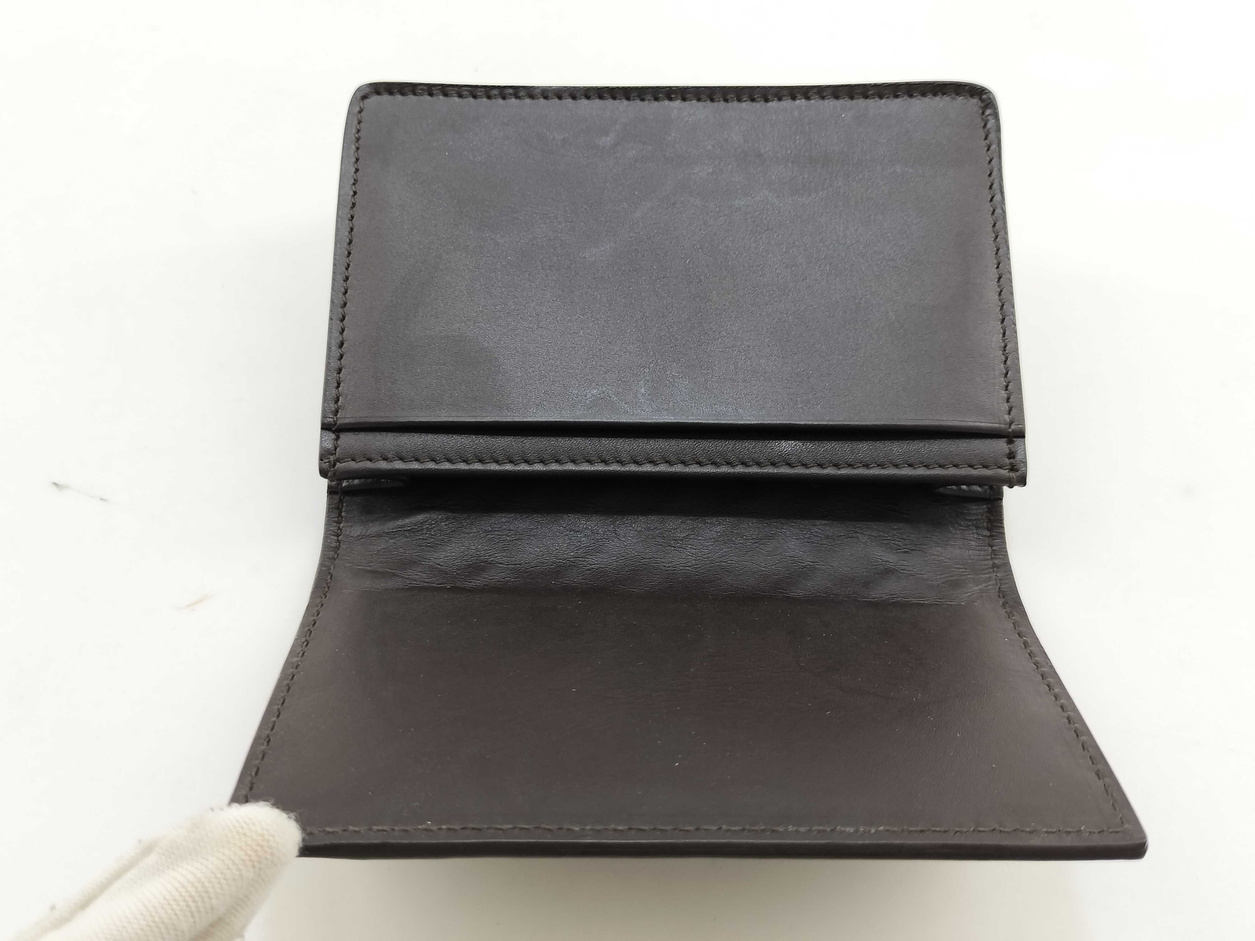 Intrecciato Bottega Card Case, Brown, Card Case — view 8