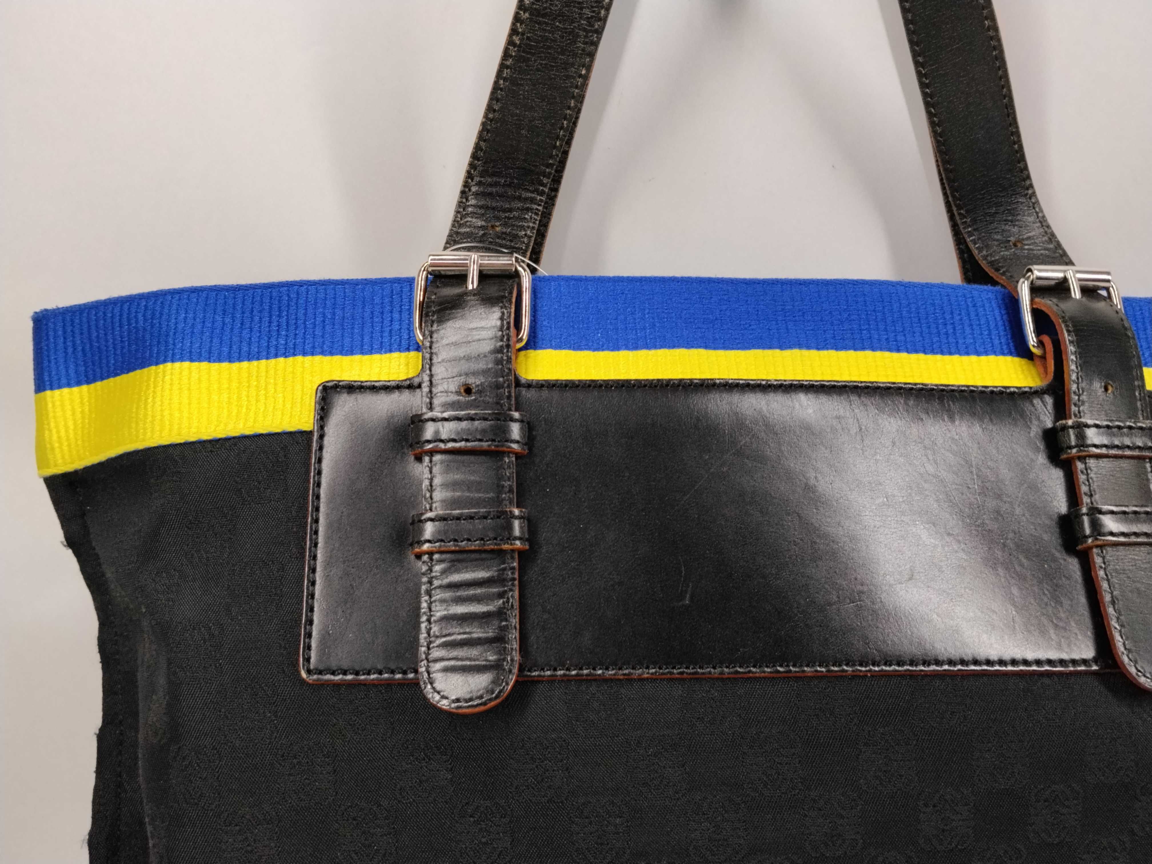 Leather x Nylon Tote Bag — view 3