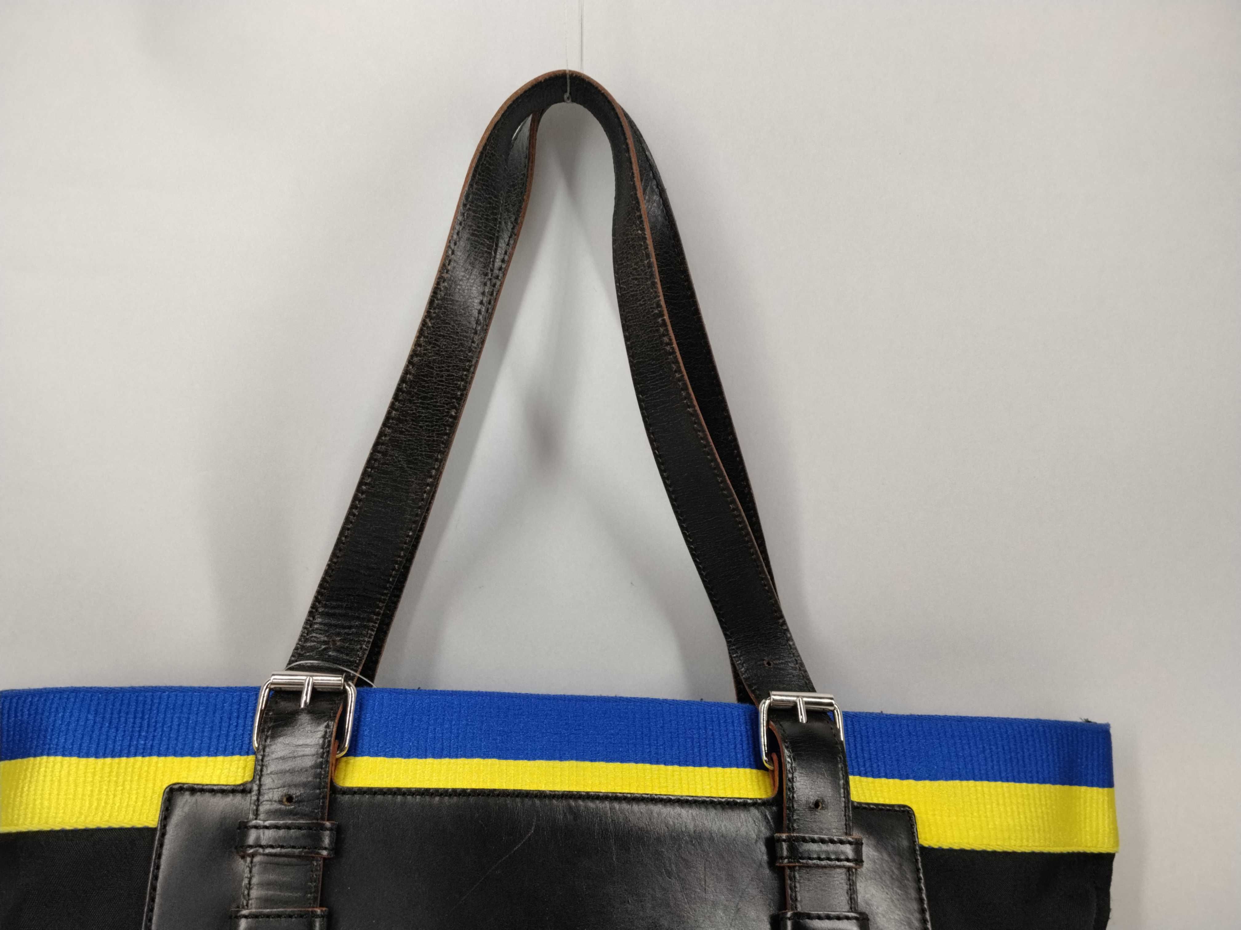 Leather x Nylon Tote Bag — view 4
