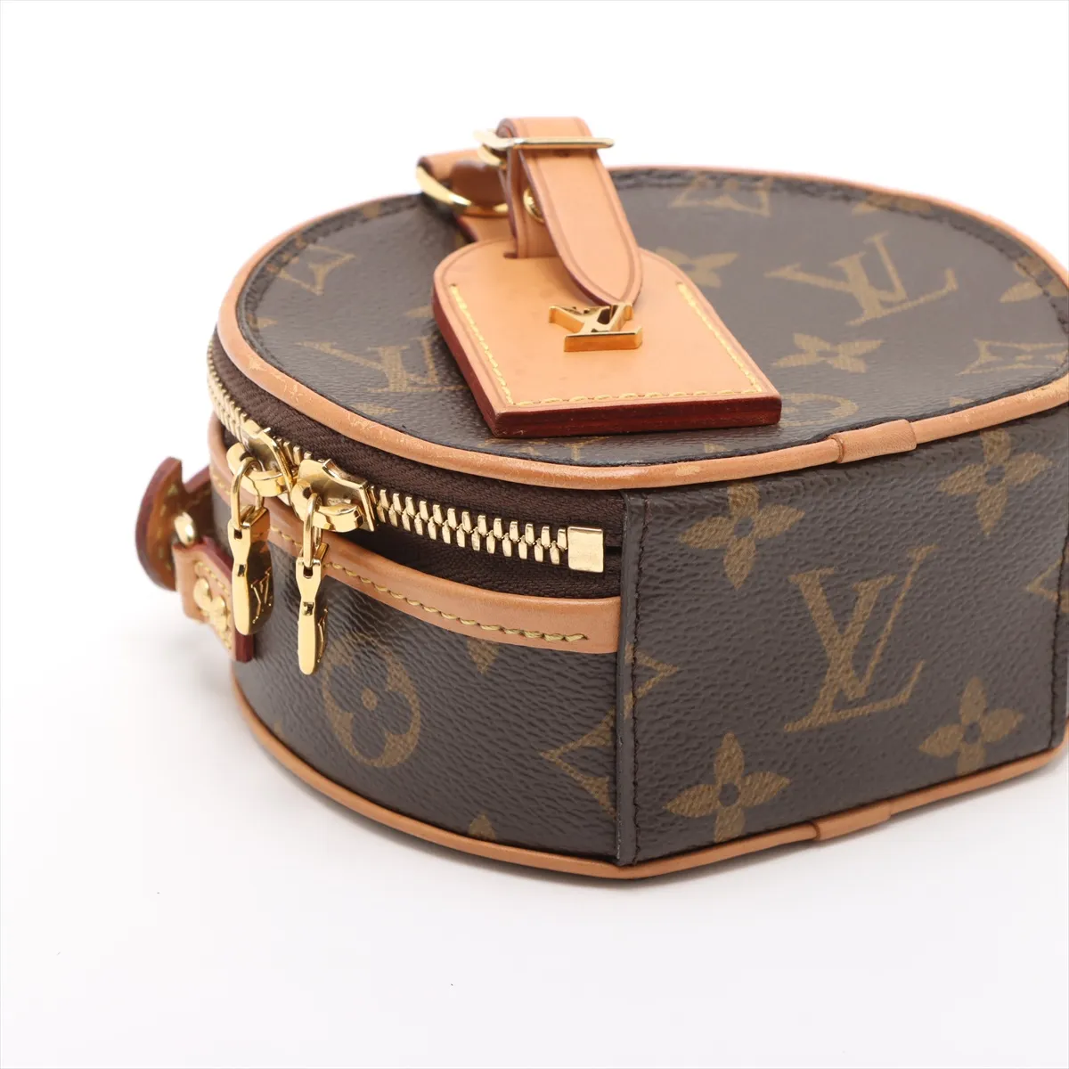 Monogram Mini Boite Chapeau M44699 Brown RFID reaction available — view 4
