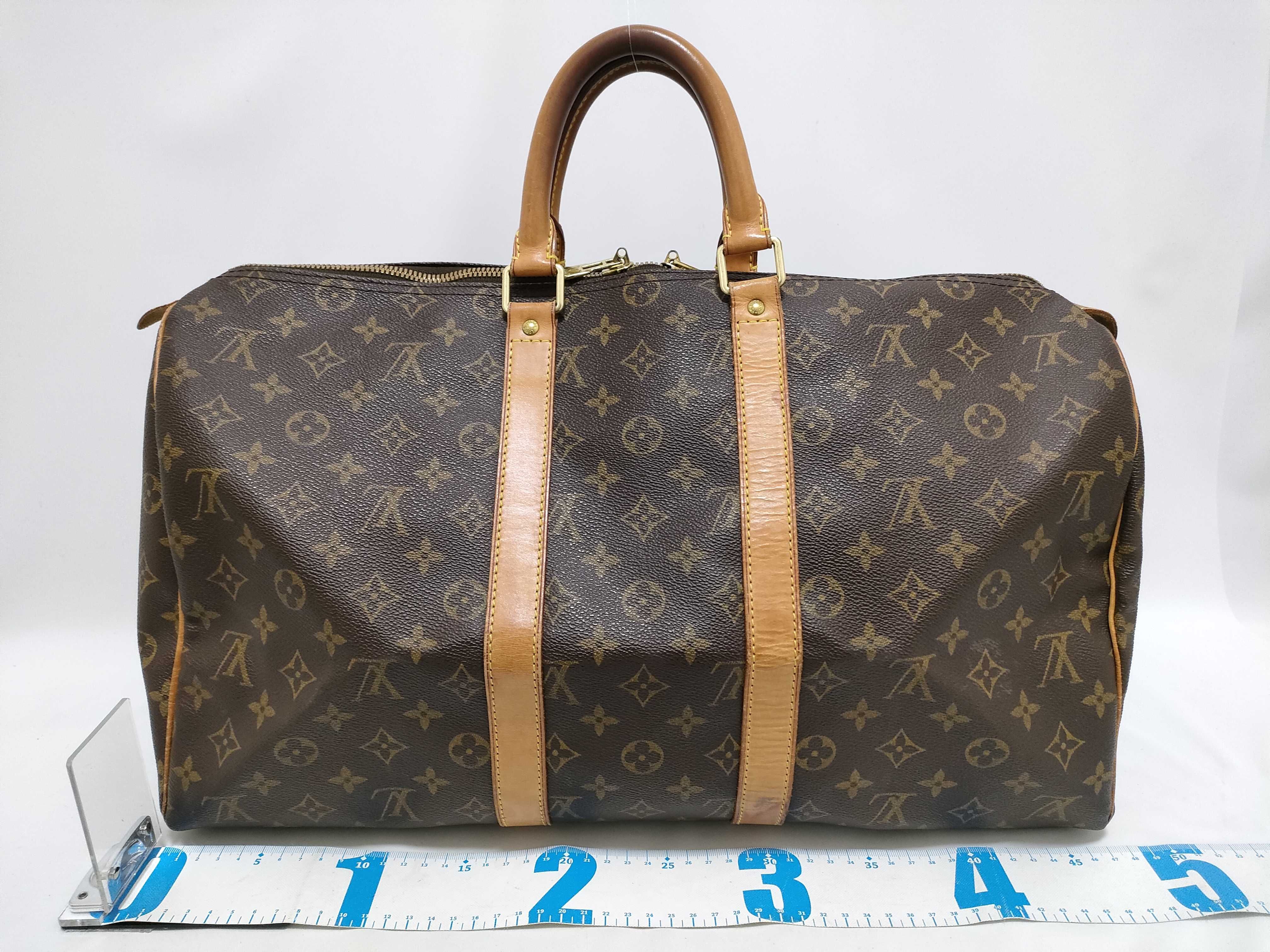 Monogram LOUIS_VUITTON M41428 Keepall 45 FL1001 Name Tag Boston Bag — view 2
