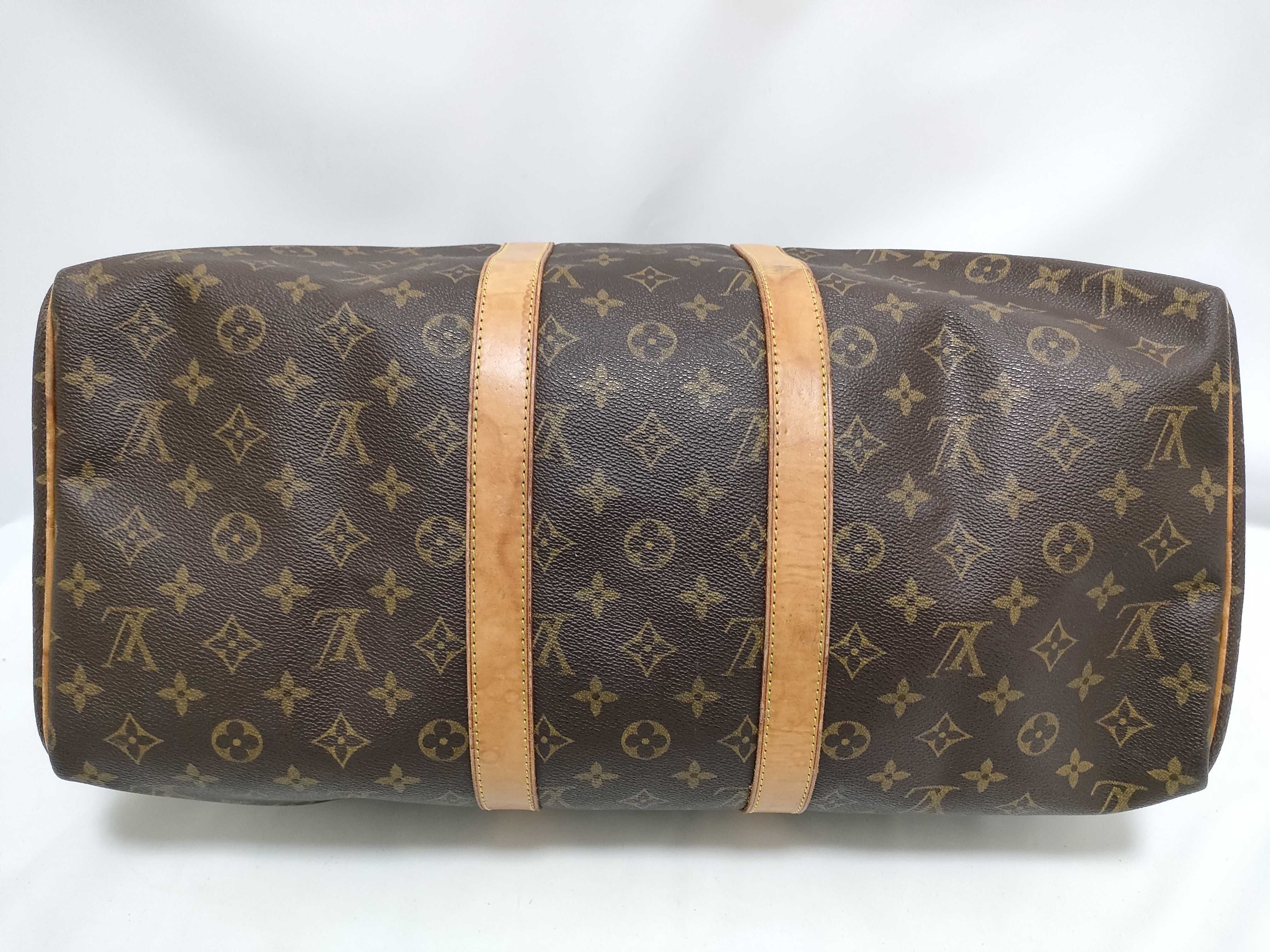 Monogram LOUIS_VUITTON M41428 Keepall 45 FL1001 Name Tag Boston Bag — view 11