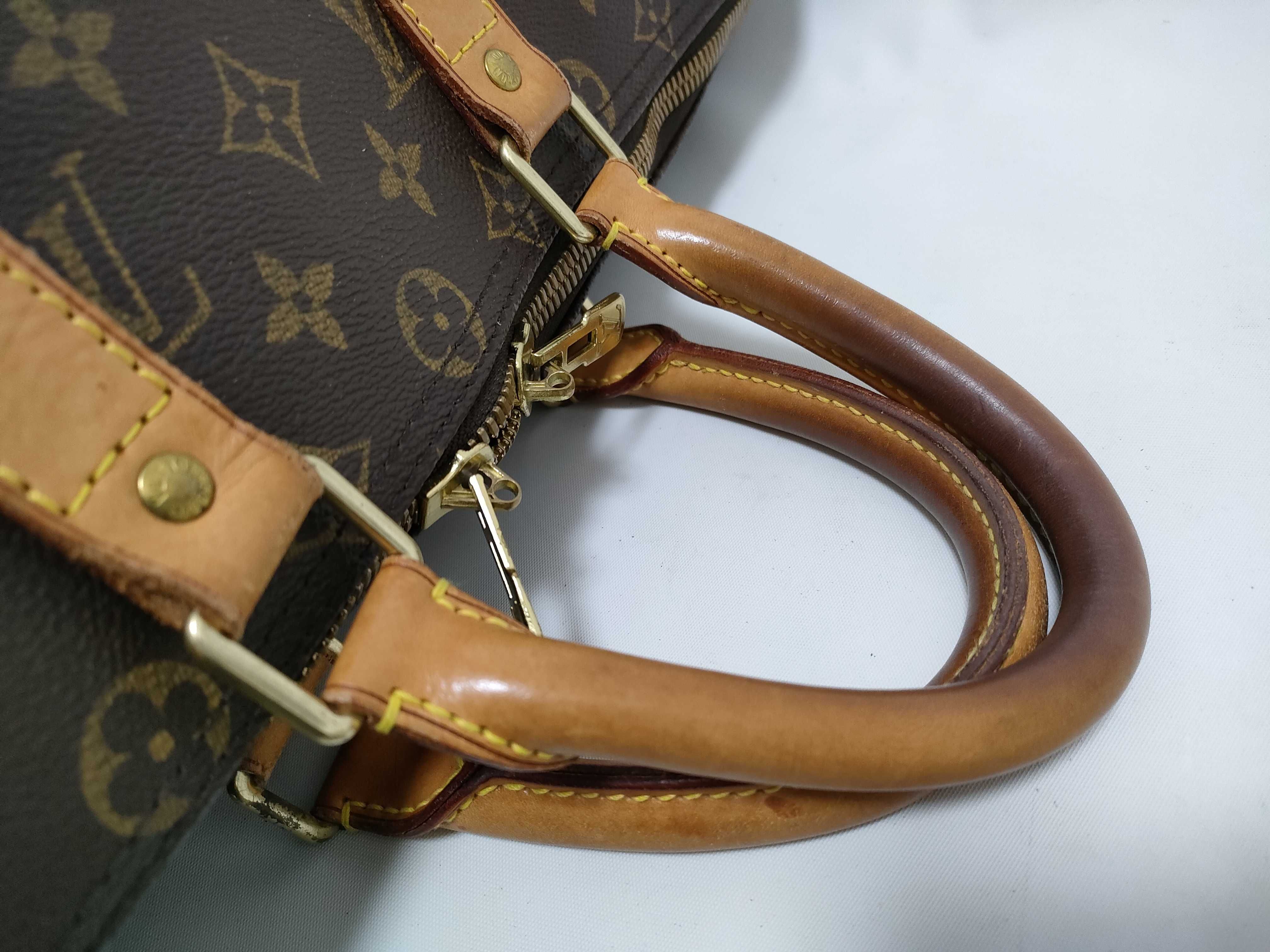Monogram LOUIS_VUITTON M41428 Keepall 45 FL1001 Name Tag Boston Bag — view 3