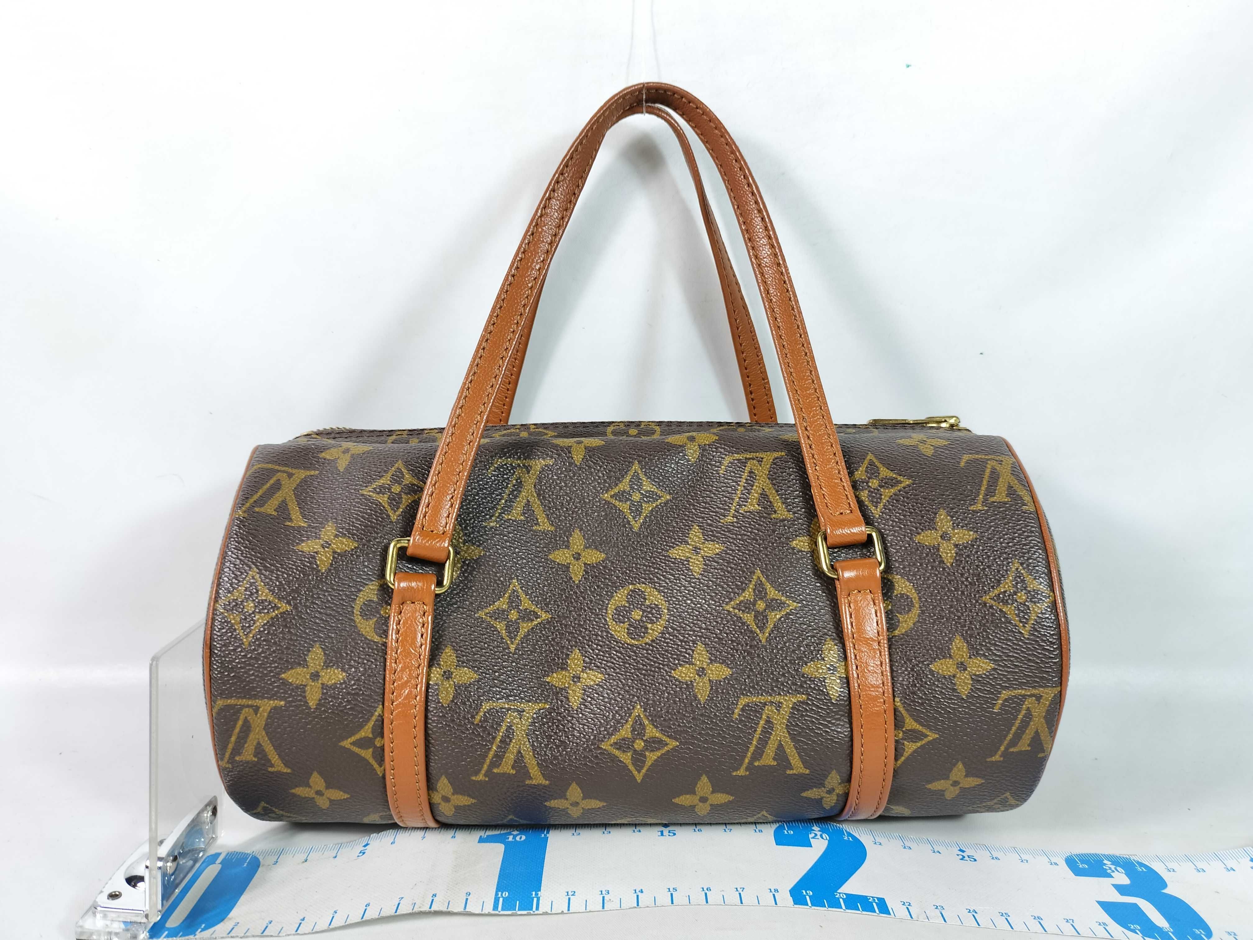 Monogram Louis Vuitton Old Model Papillon Handbag — view 2