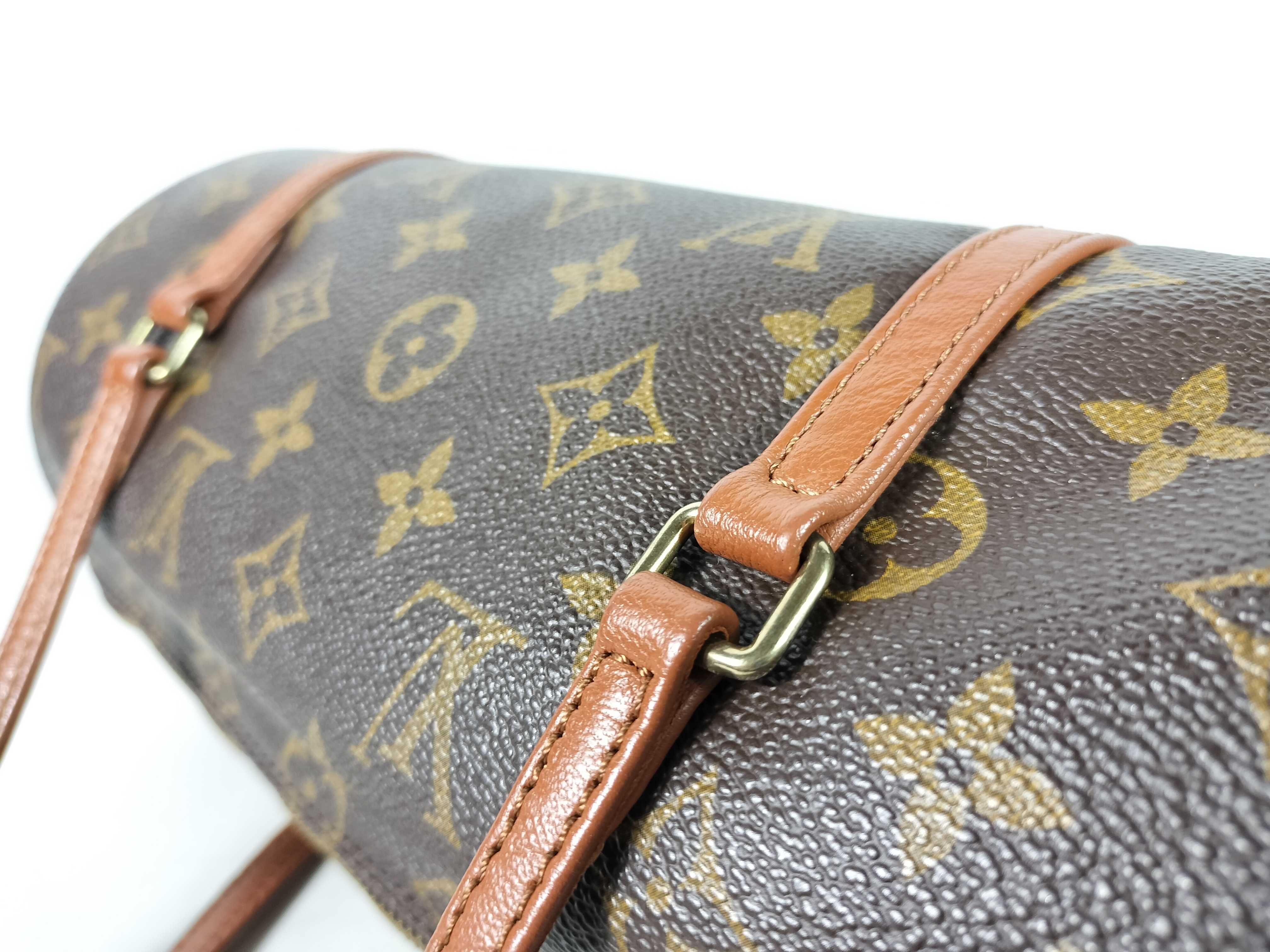 Monogram Louis Vuitton Old Model Papillon Handbag — view 4