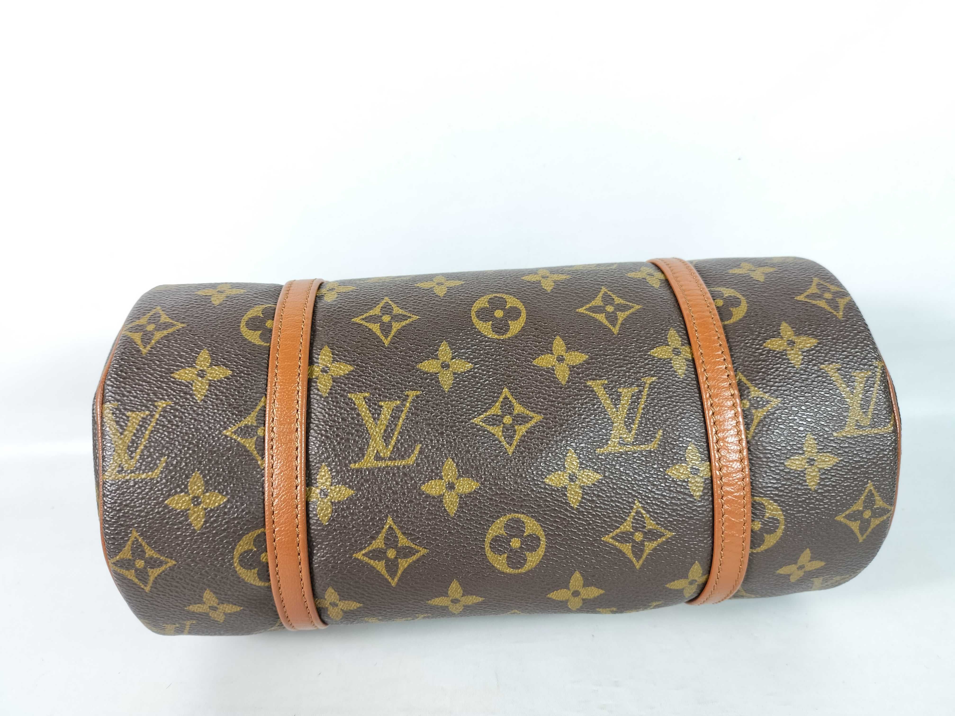 Monogram Louis Vuitton Old Model Papillon Handbag — view 7