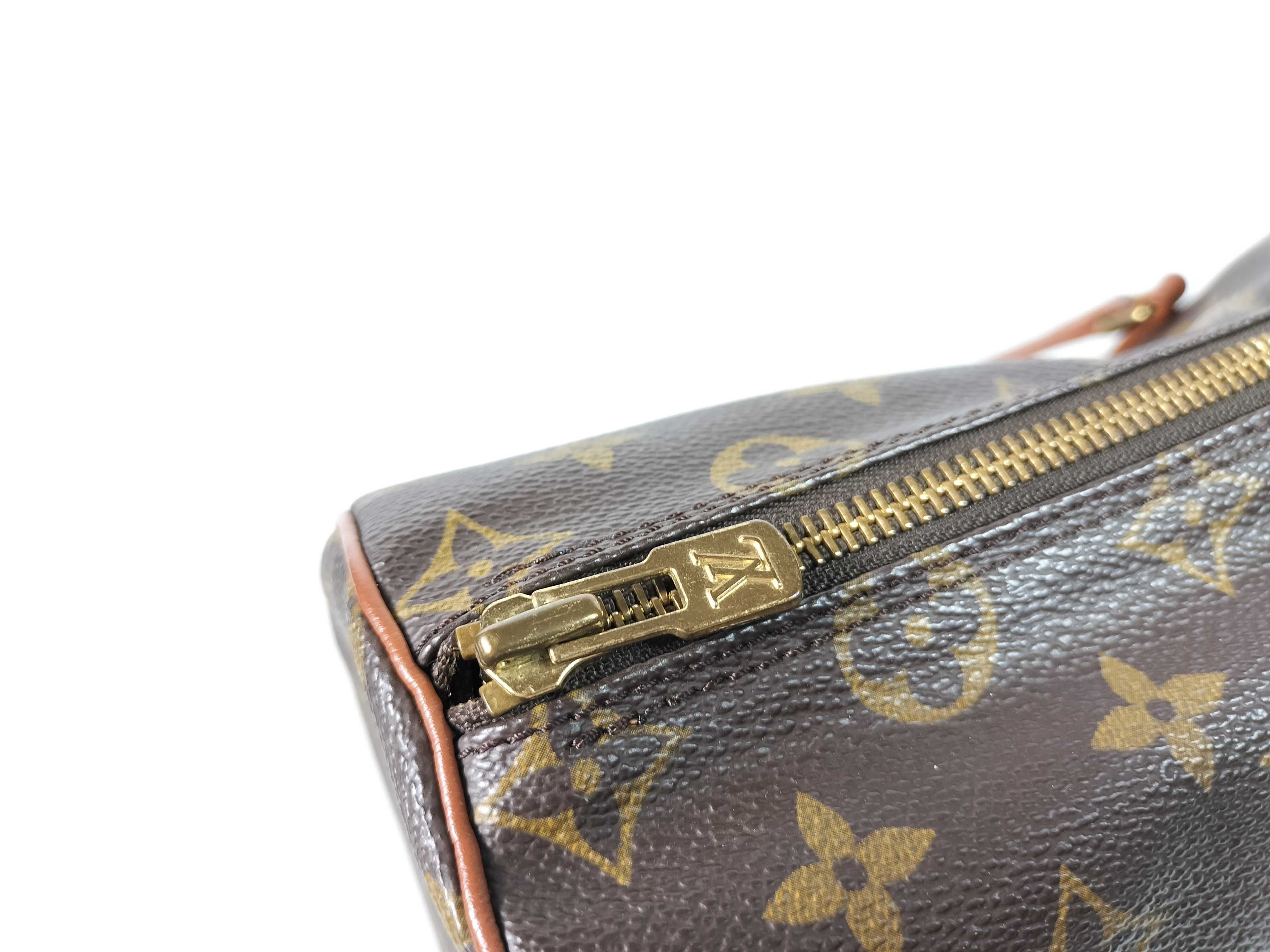 Monogram Louis Vuitton Old Model Papillon Handbag — view 8