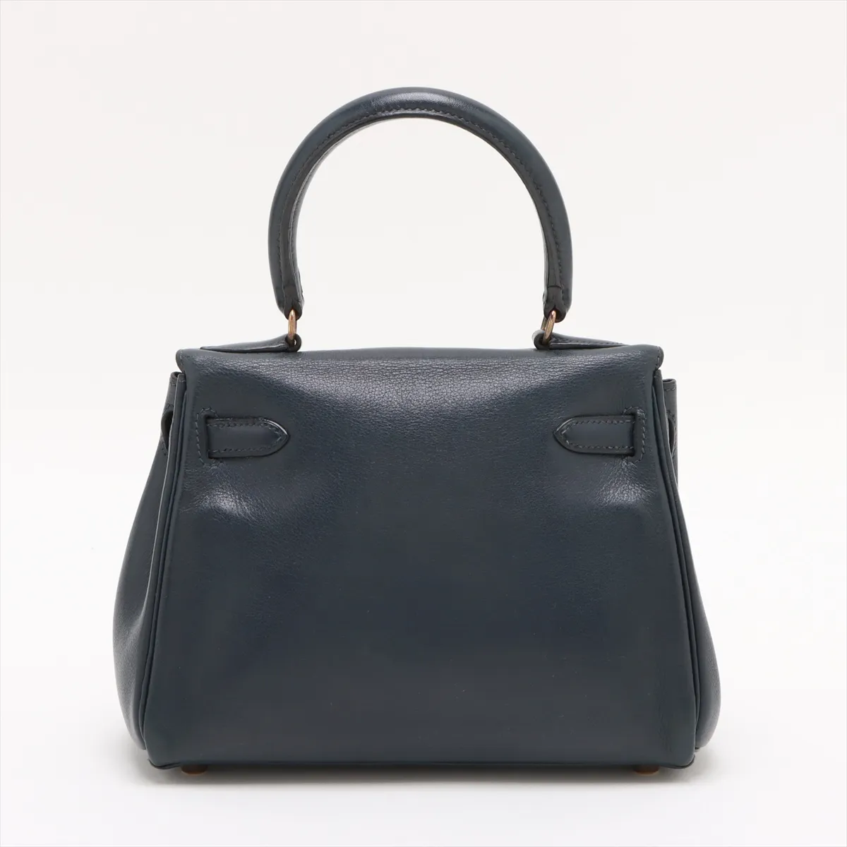 [Individually wrapped] Hermes Mini Kelly 20 Letourne Voga River Blue Indigo Gold Hardware U:1991 — view 2