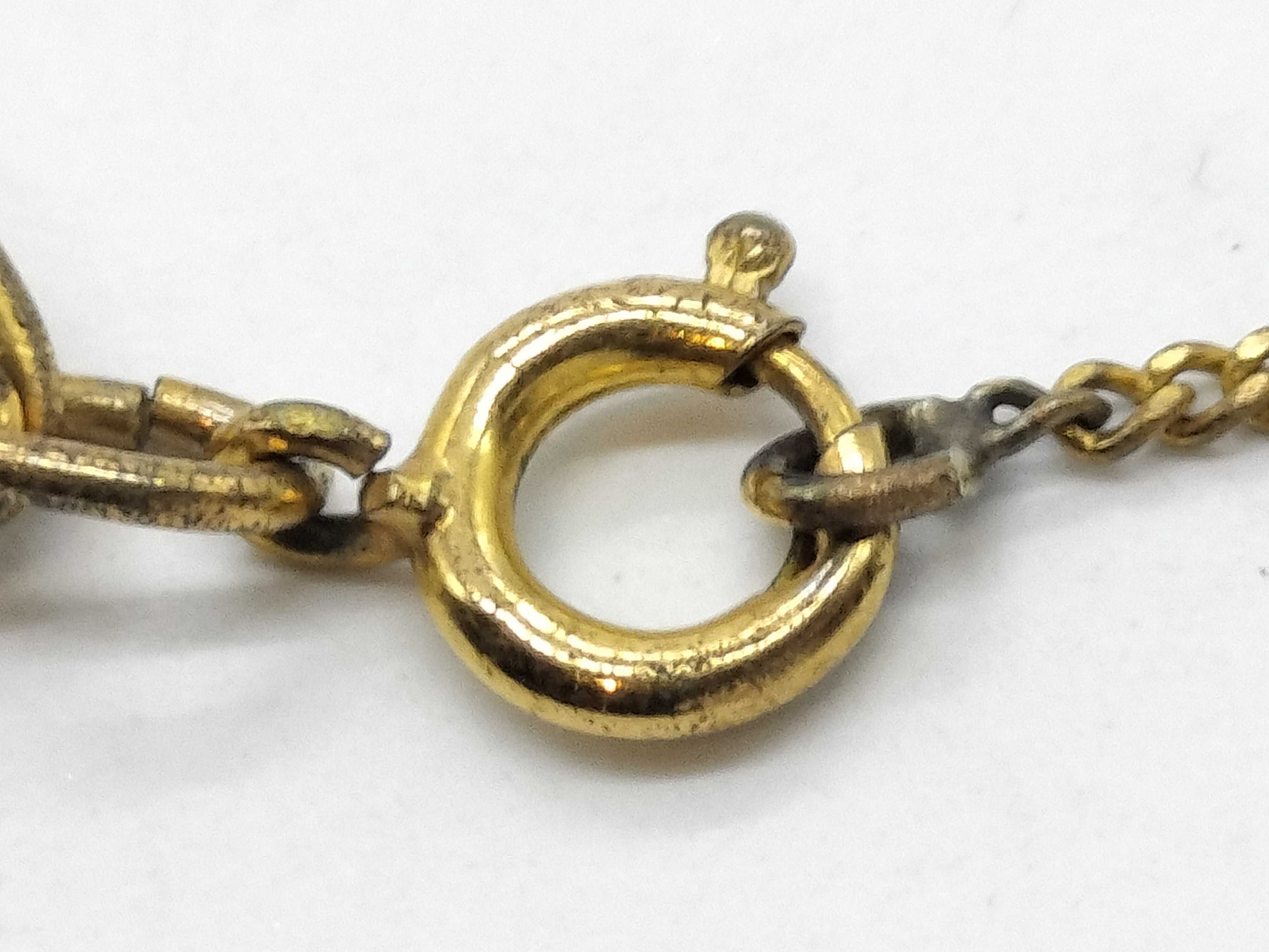 Coco Mark Necklace, Gold, Vintage Necklace — view 4