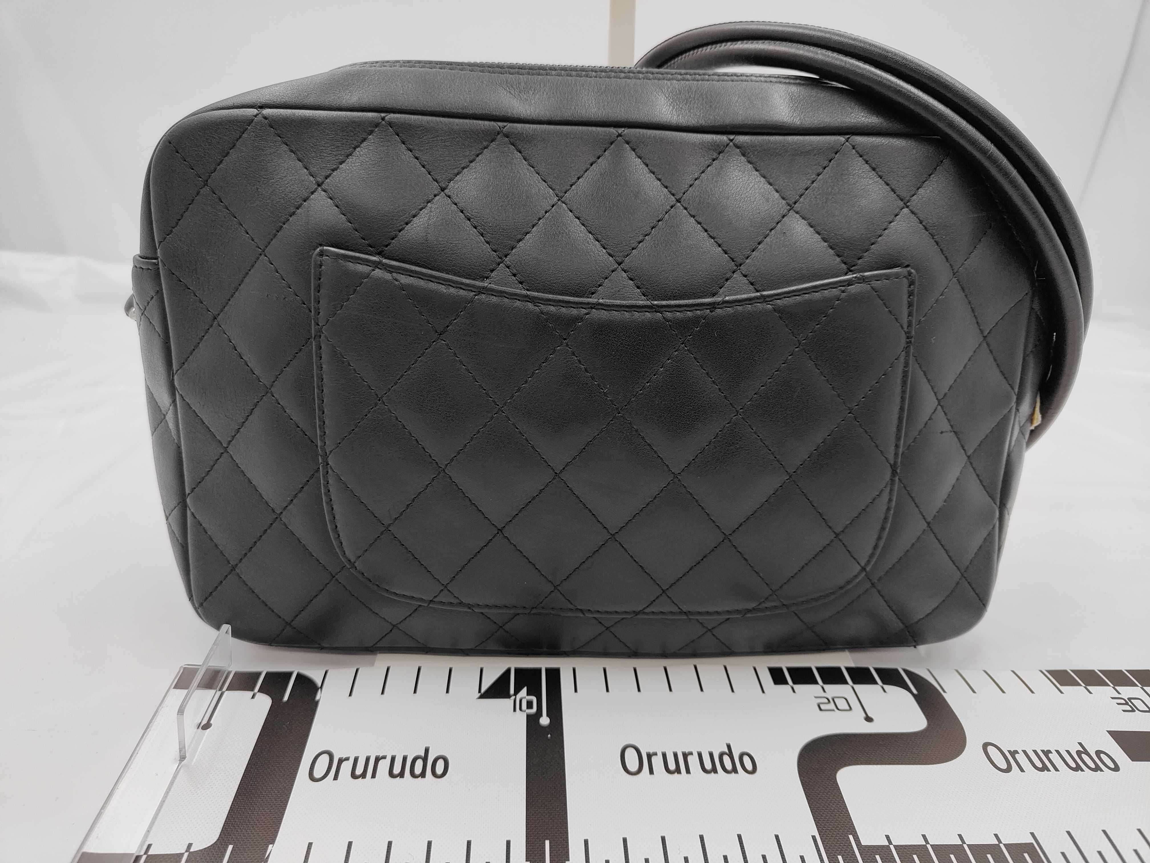 Cambon Line Turnlock Black Shoulder Bag (Serial Number 9) — view 2