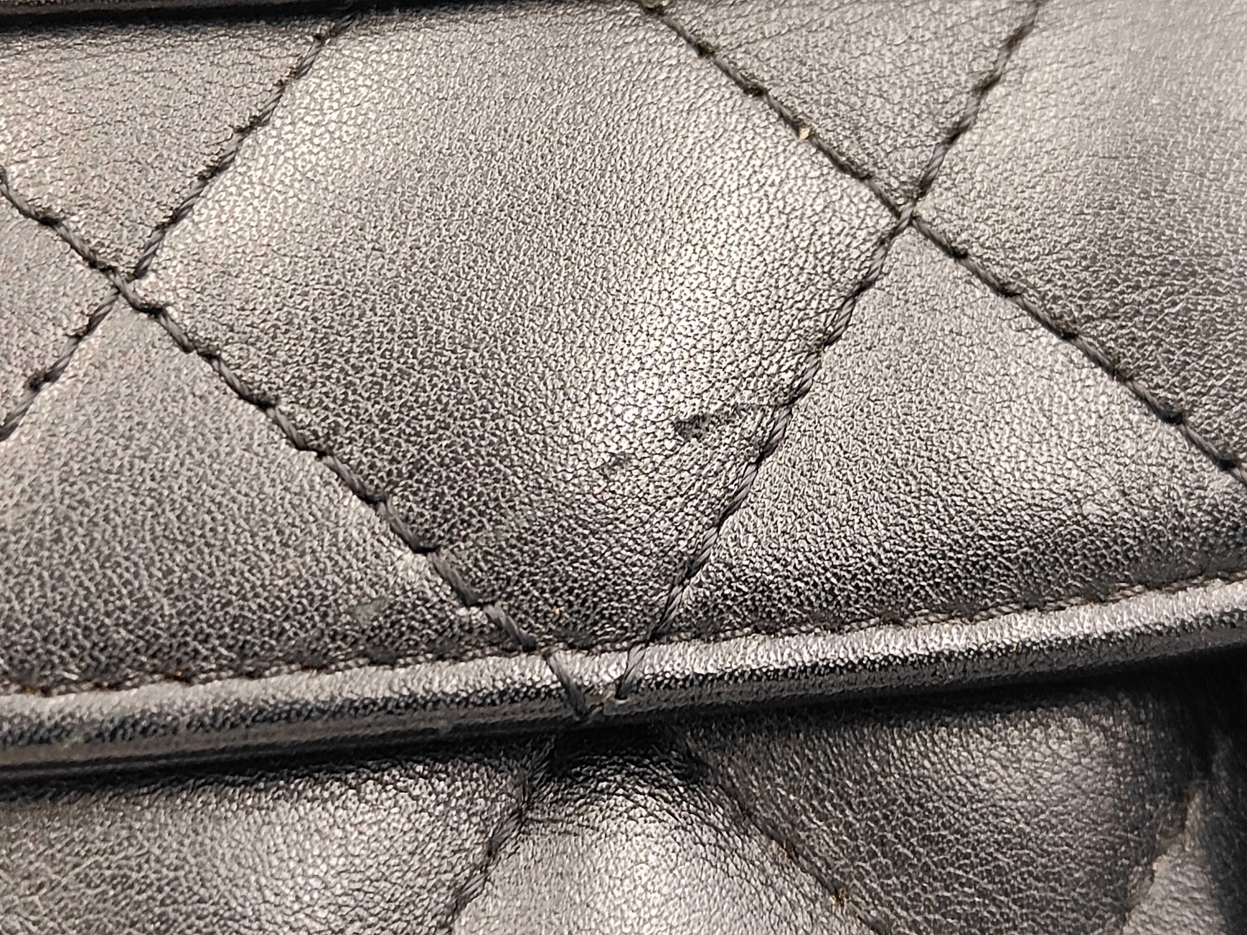 Cambon Line Turnlock Black Shoulder Bag (Serial Number 9) — view 14