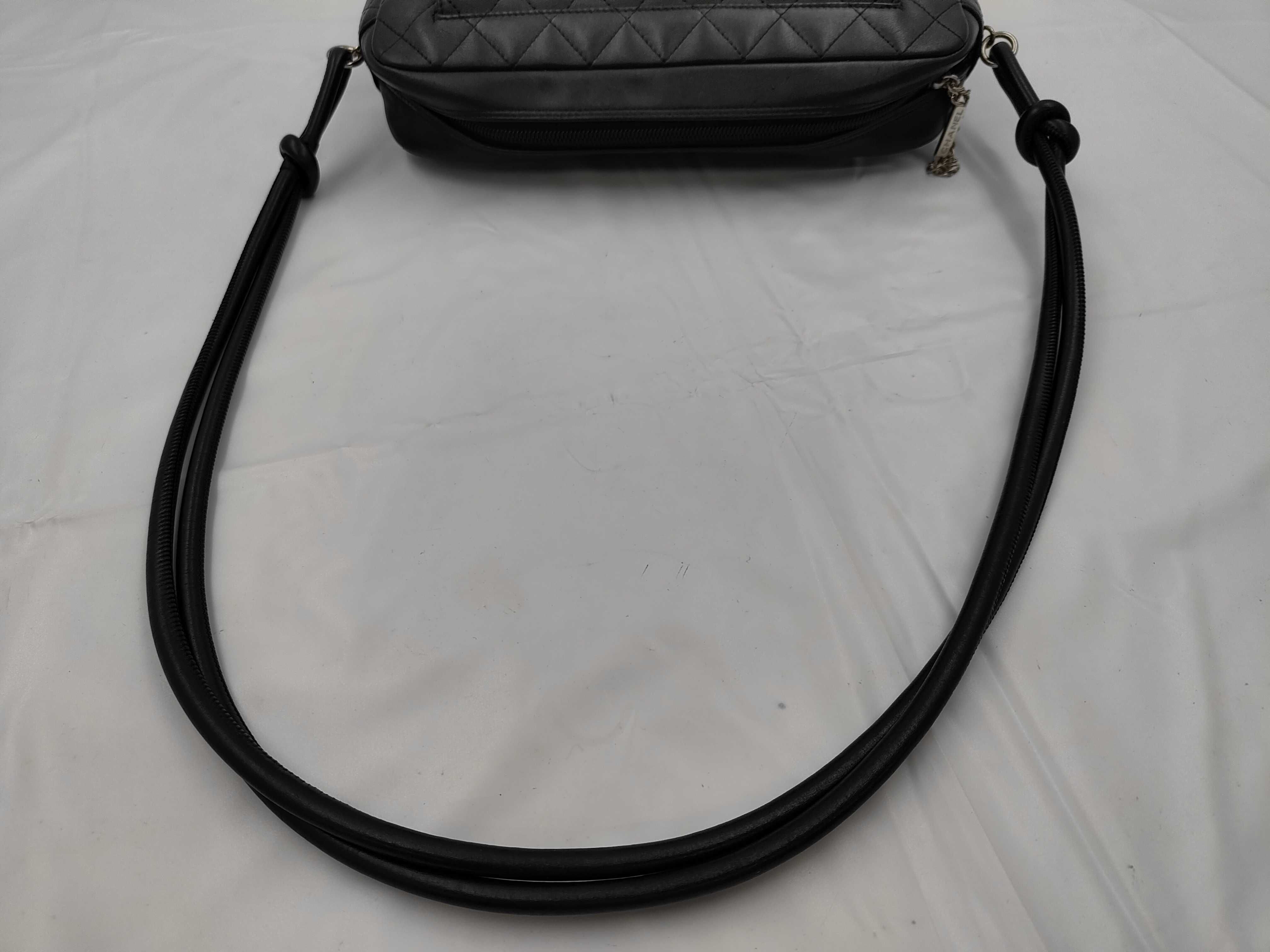 Cambon Line Turnlock Black Shoulder Bag (Serial Number 9) — view 3