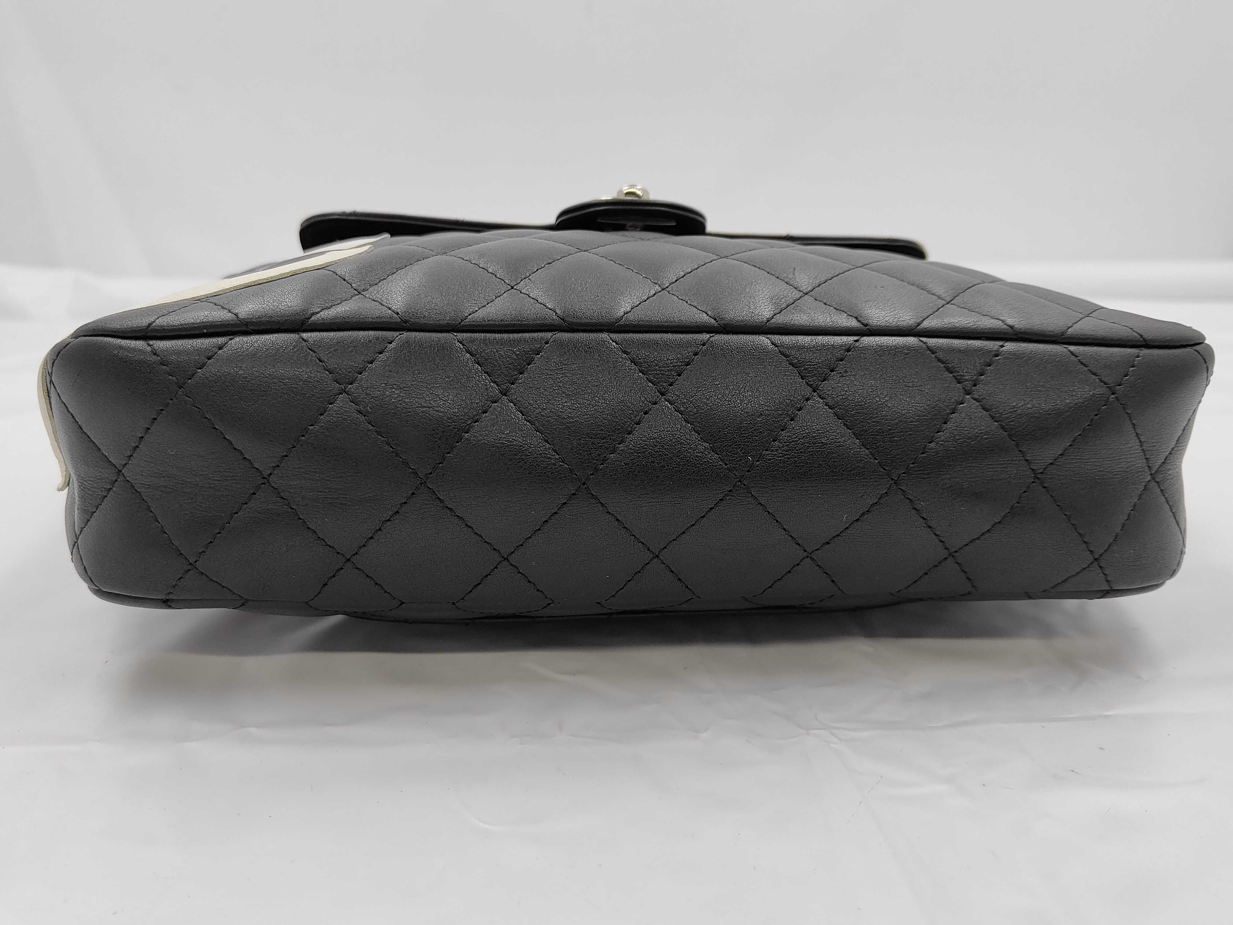 Cambon Line Turnlock Black Shoulder Bag (Serial Number 9) — view 8