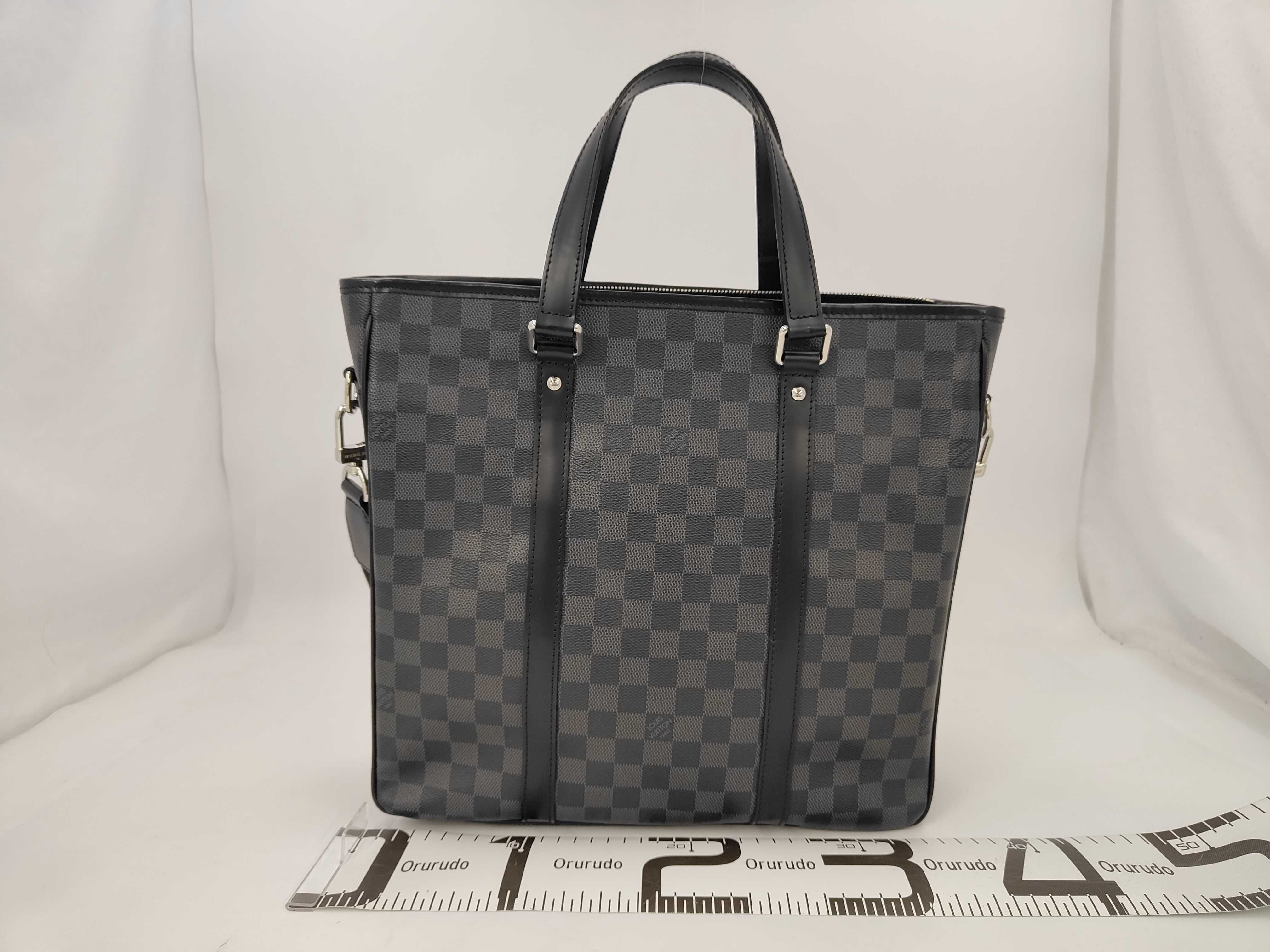 Damier Graphite KV Damier Graphite Tadao PM N41259 DU4173 Tote Bag — view 2