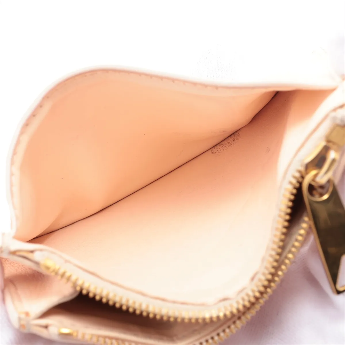 Maxi Intrecciato Cassette Leather Fragment Case Pink Beige — view 3