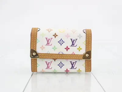 Portemonnaie Plat Blanc