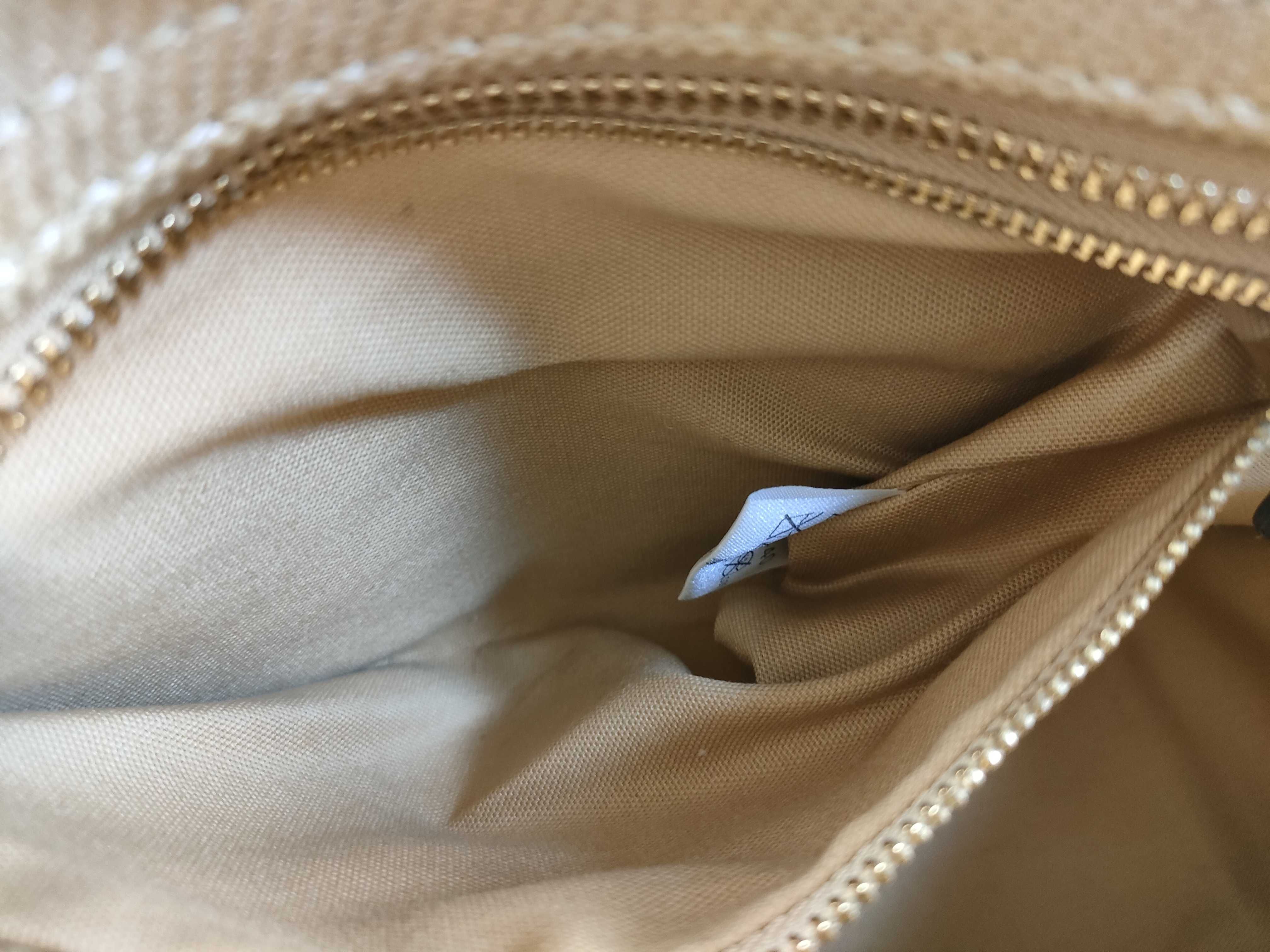 Blue Label Burberry Canvas Handbag, Brown — view 12