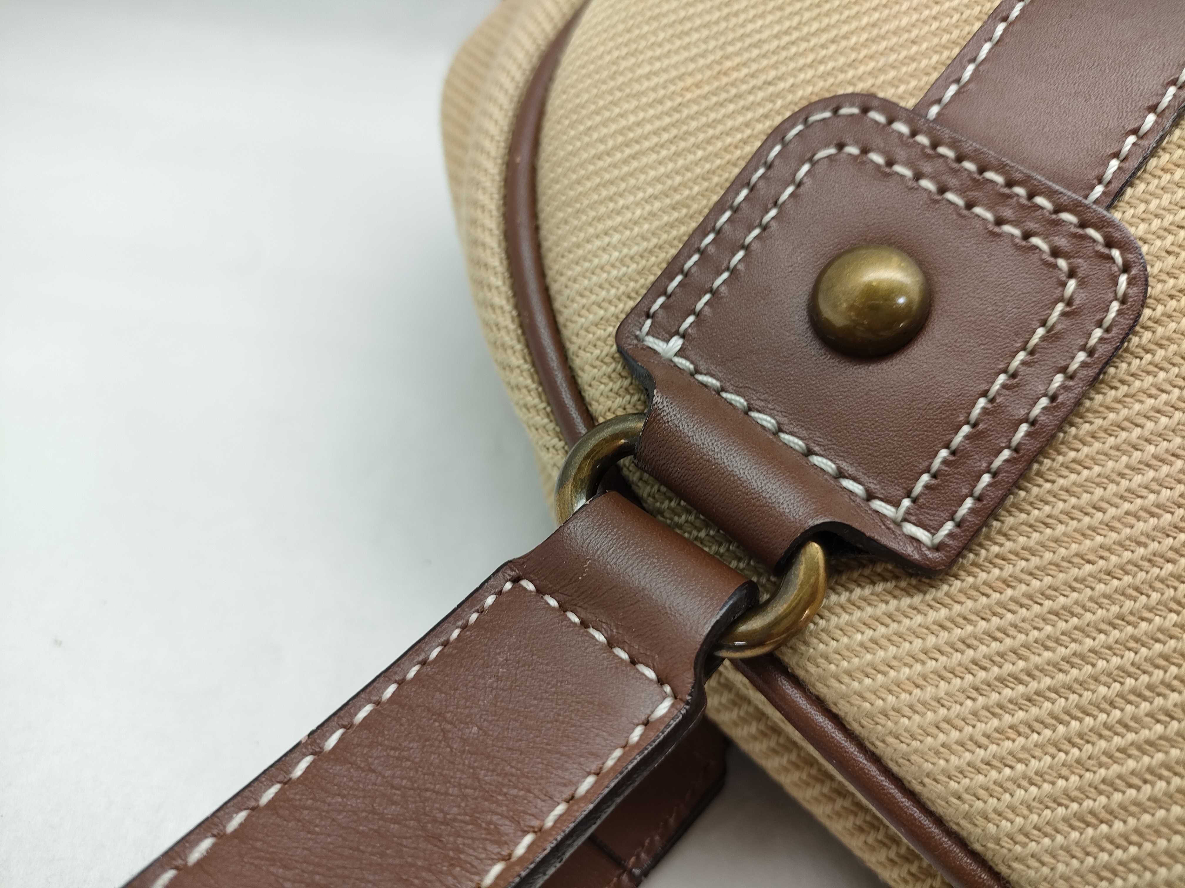 Blue Label Burberry Canvas Handbag, Brown — view 5