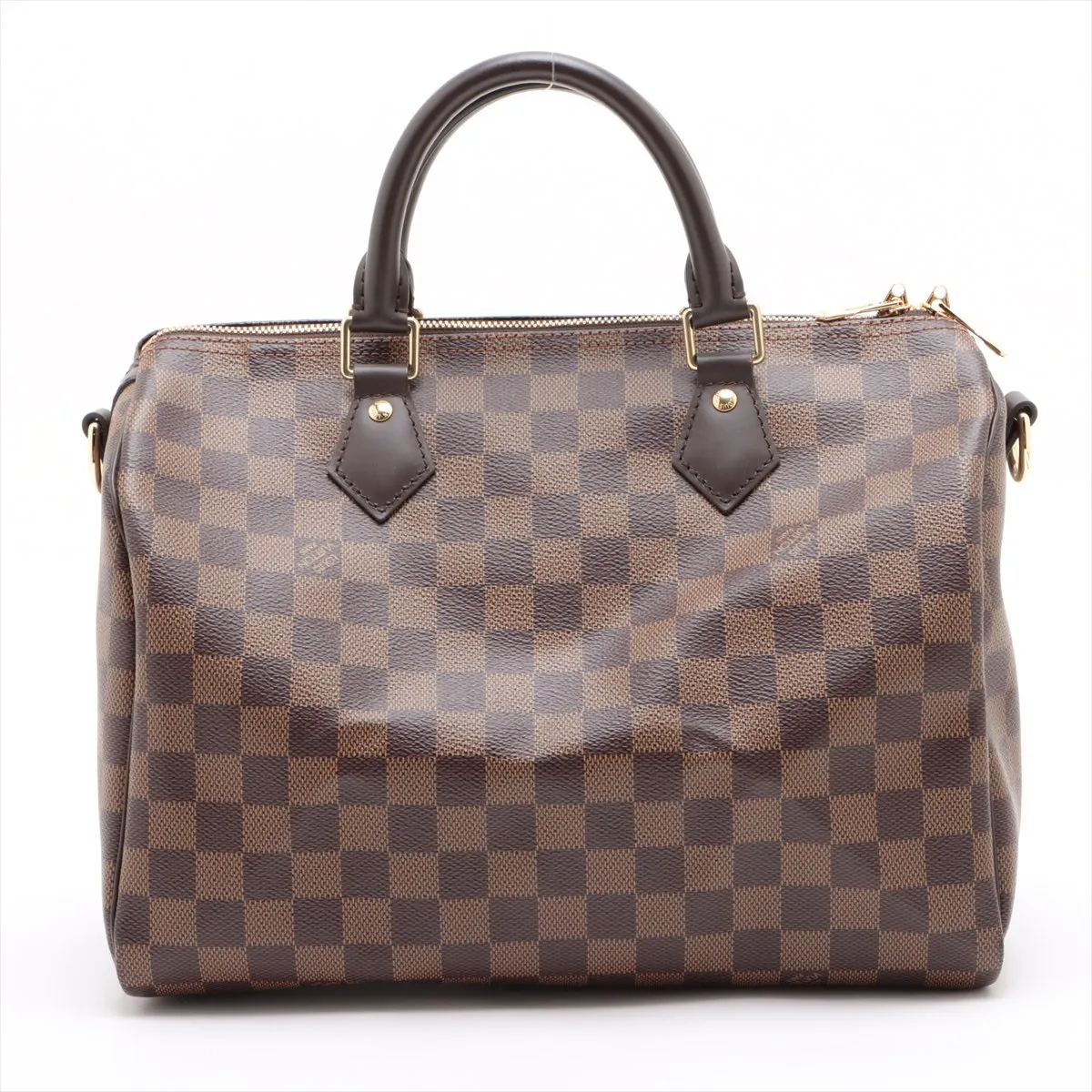 Damier Speedy Bandouliere 30 N41367 Brown Screw Removal RFID Reactive — view 2