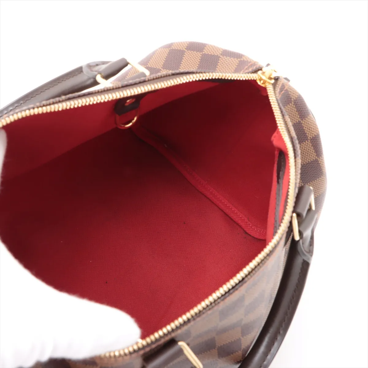 Damier Speedy Bandouliere 30 N41367 Brown Screw Removal RFID Reactive — view 9