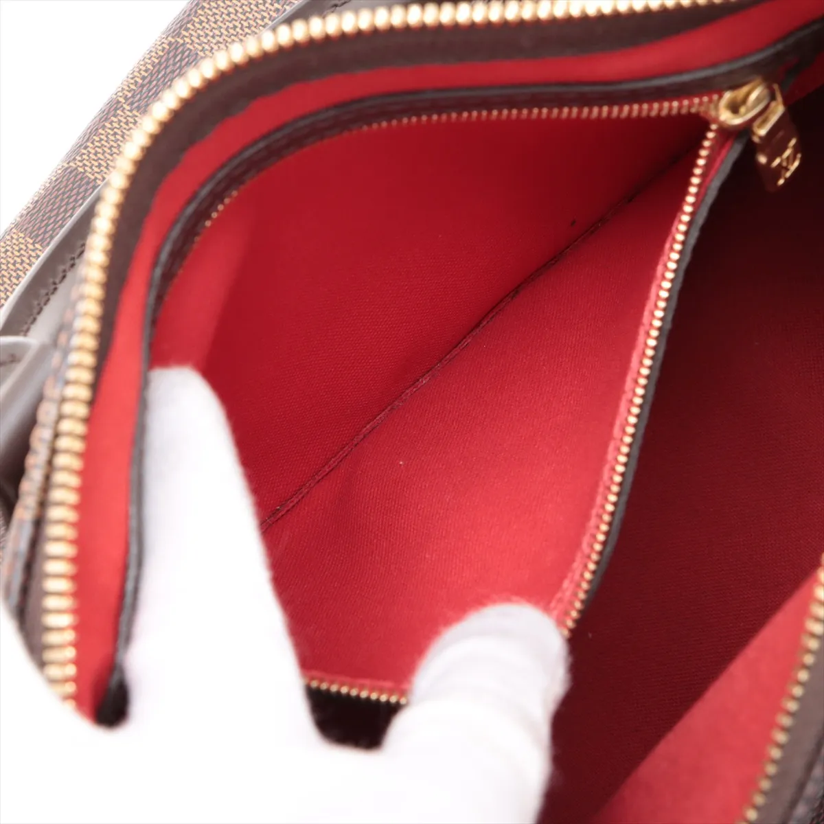 Damier Speedy Bandouliere 30 N41367 Brown Screw Removal RFID Reactive — view 10