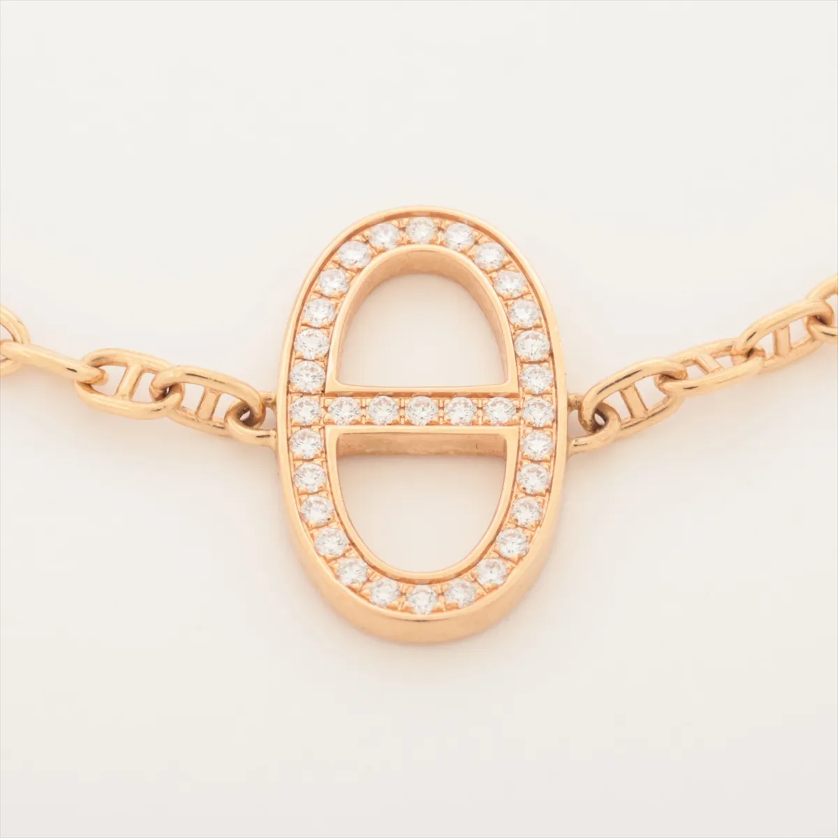 Chaine d'Ancre Contour Diamond Bracelet 750 (PG) 5.5g ST 23AE499338 (Dents) — view 2