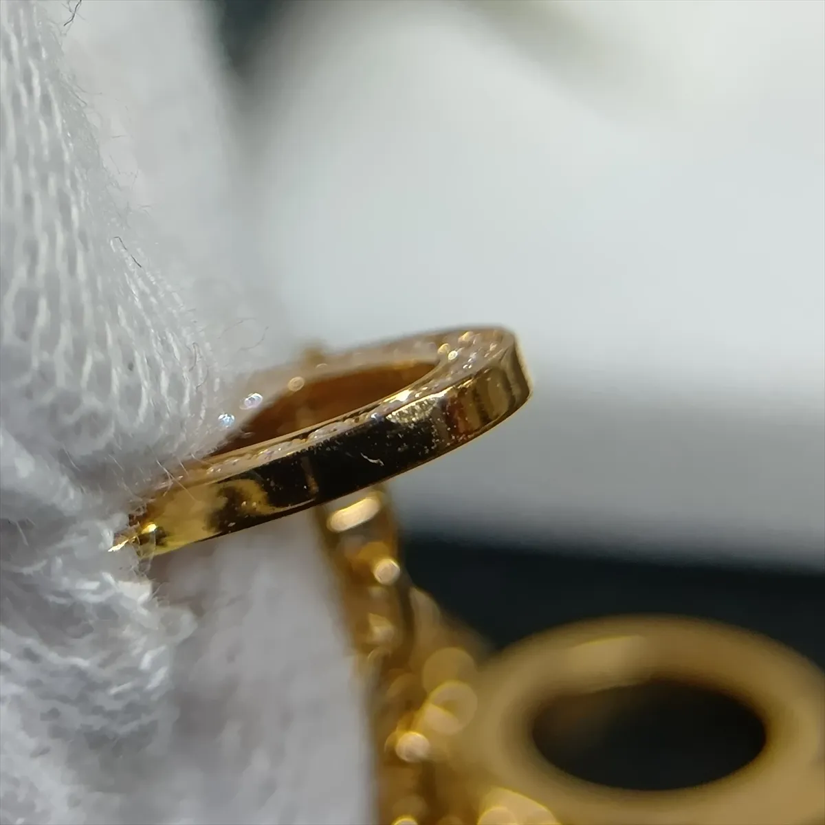Chaine d'Ancre Contour Diamond Bracelet 750 (PG) 5.5g ST 23AE499338 (Dents) — view 6