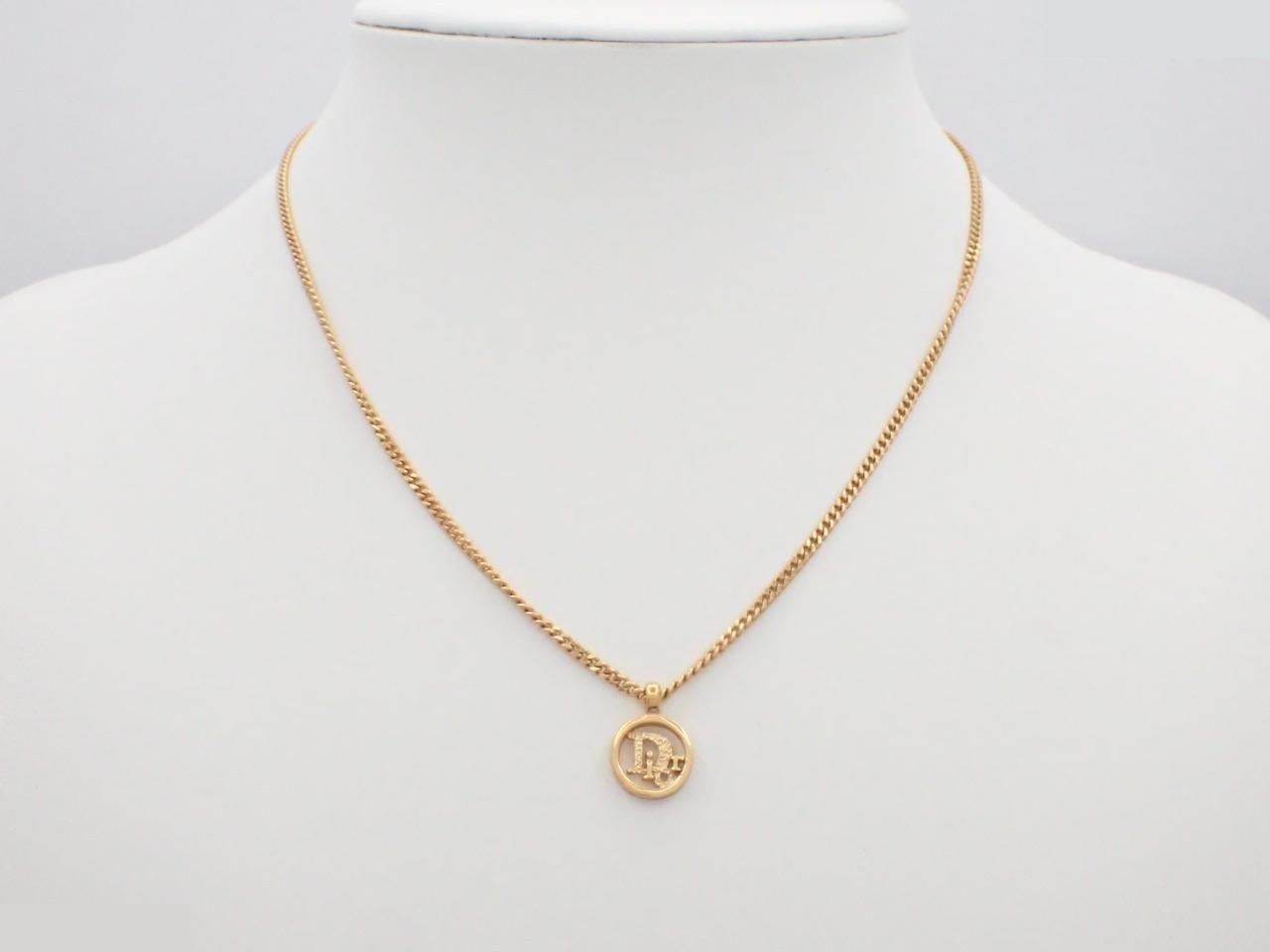Necklace, logo, GP (gold plated), chain approximately 42cm — view 3