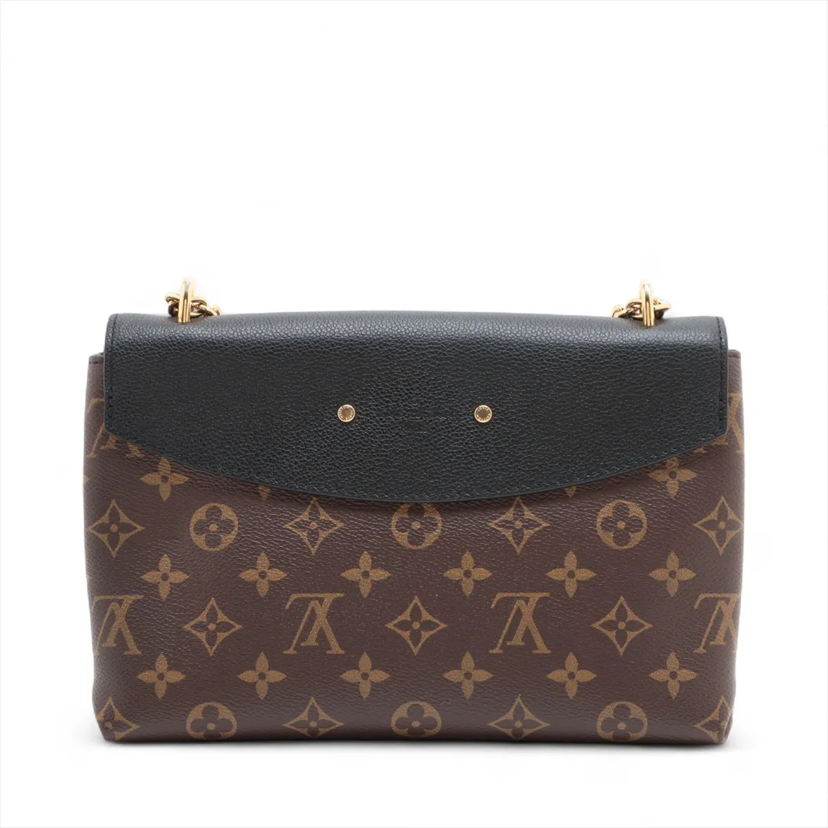 Monogram x Taurillon Saint-Placide M43714 Brown x Black RFID reaction available — view 2