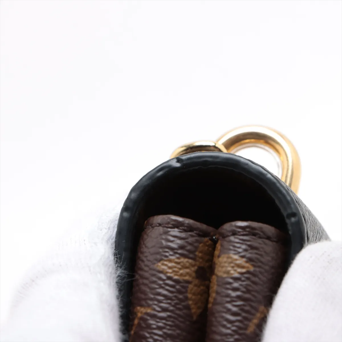 Monogram x Taurillon Saint-Placide M43714 Brown x Black RFID reaction available — view 13