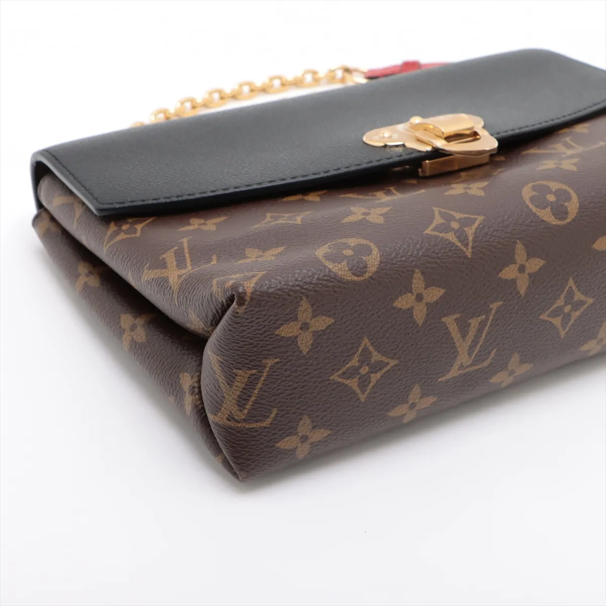 Monogram x Taurillon Saint-Placide M43714 Brown x Black RFID reaction available — view 4