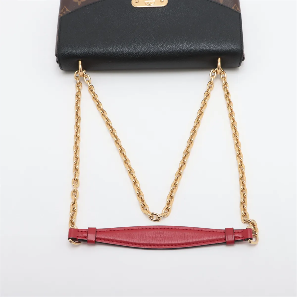 Monogram x Taurillon Saint-Placide M43714 Brown x Black RFID reaction available — view 5